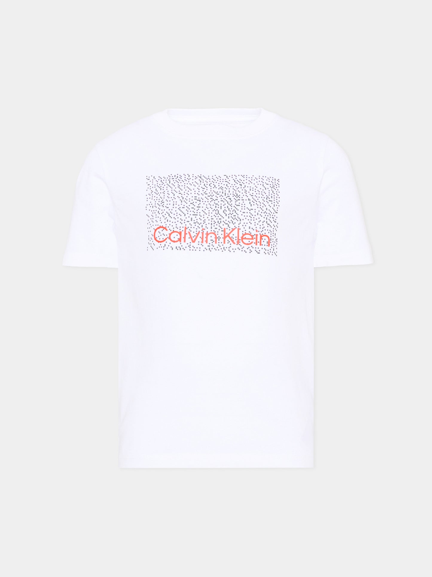 T-Shirt bianca per bambino con logo,Calvin Klein Kids,LVCKSJA04B YAF