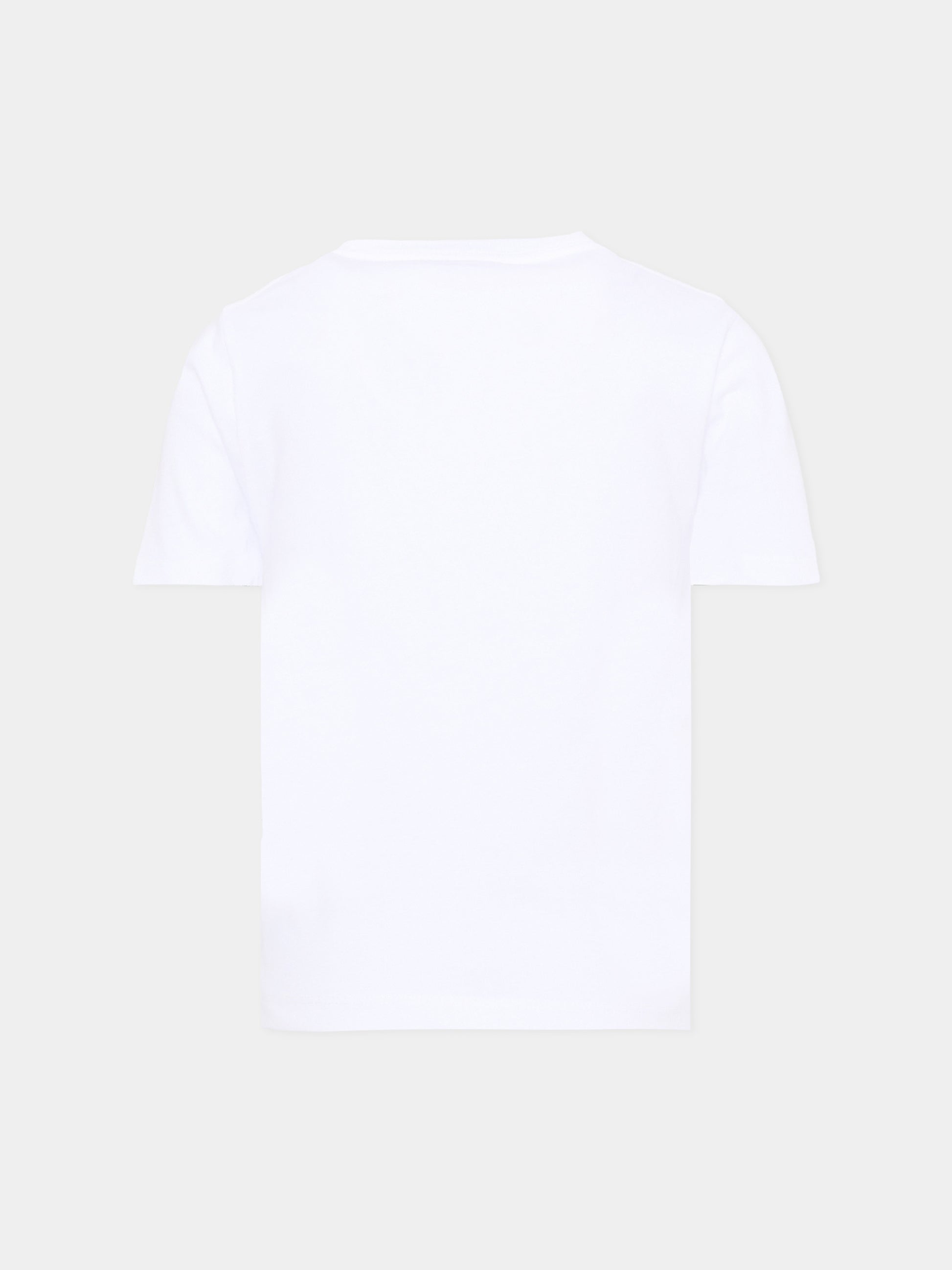 T-Shirt bianca per bambino con logo,Calvin Klein Kids,LVCKSJA04B YAF