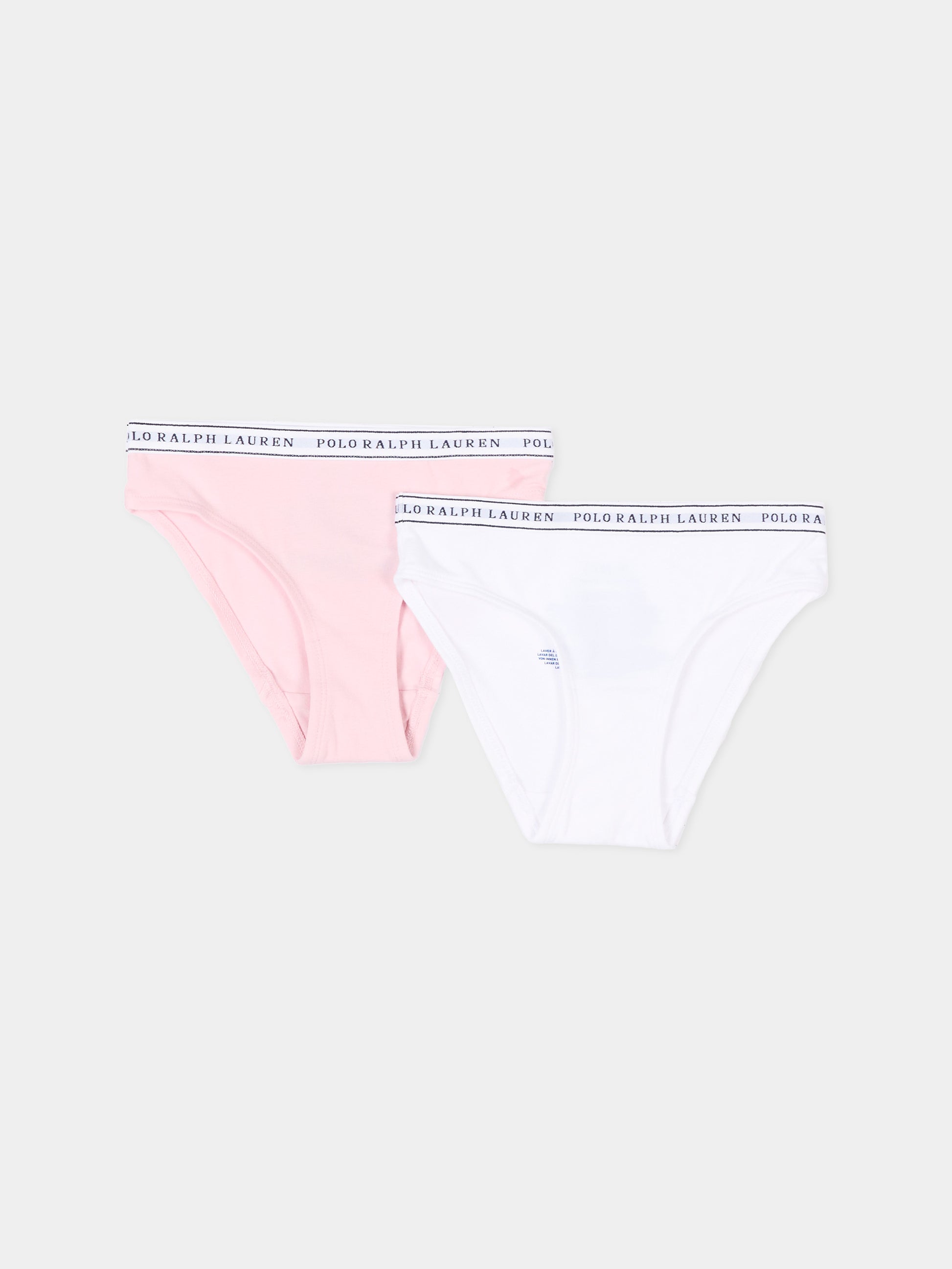 Slip multicolor per bambina con logo,Ralph Lauren Kids,4P5039 001
