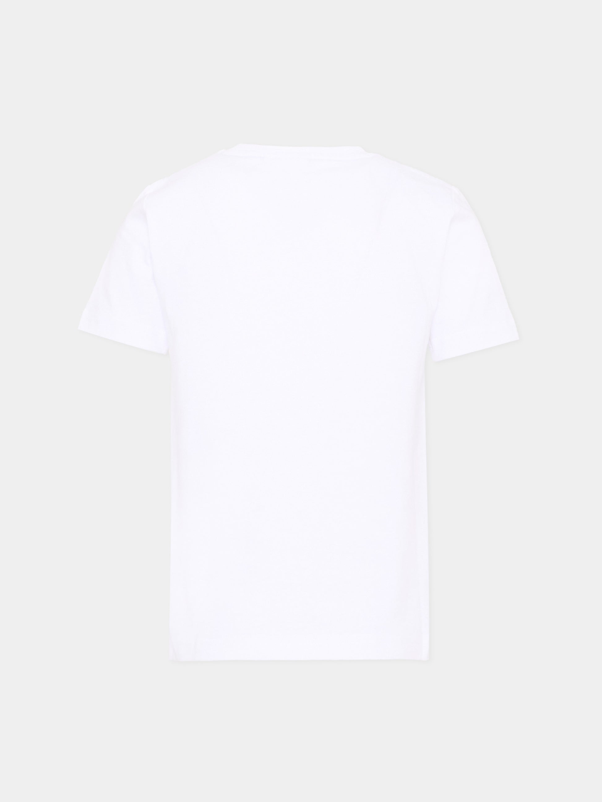 T-Shirt bianca per bambino con logo,Boss,J52032 10P