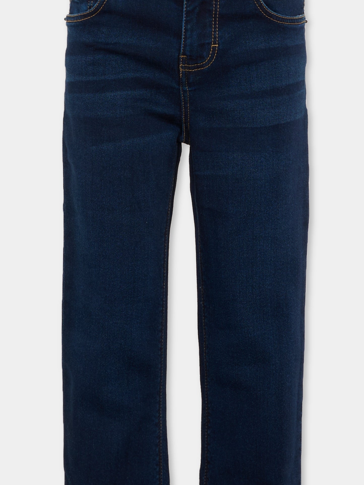 Jeans denim per bambino con logo,Boss,J53556 Z07