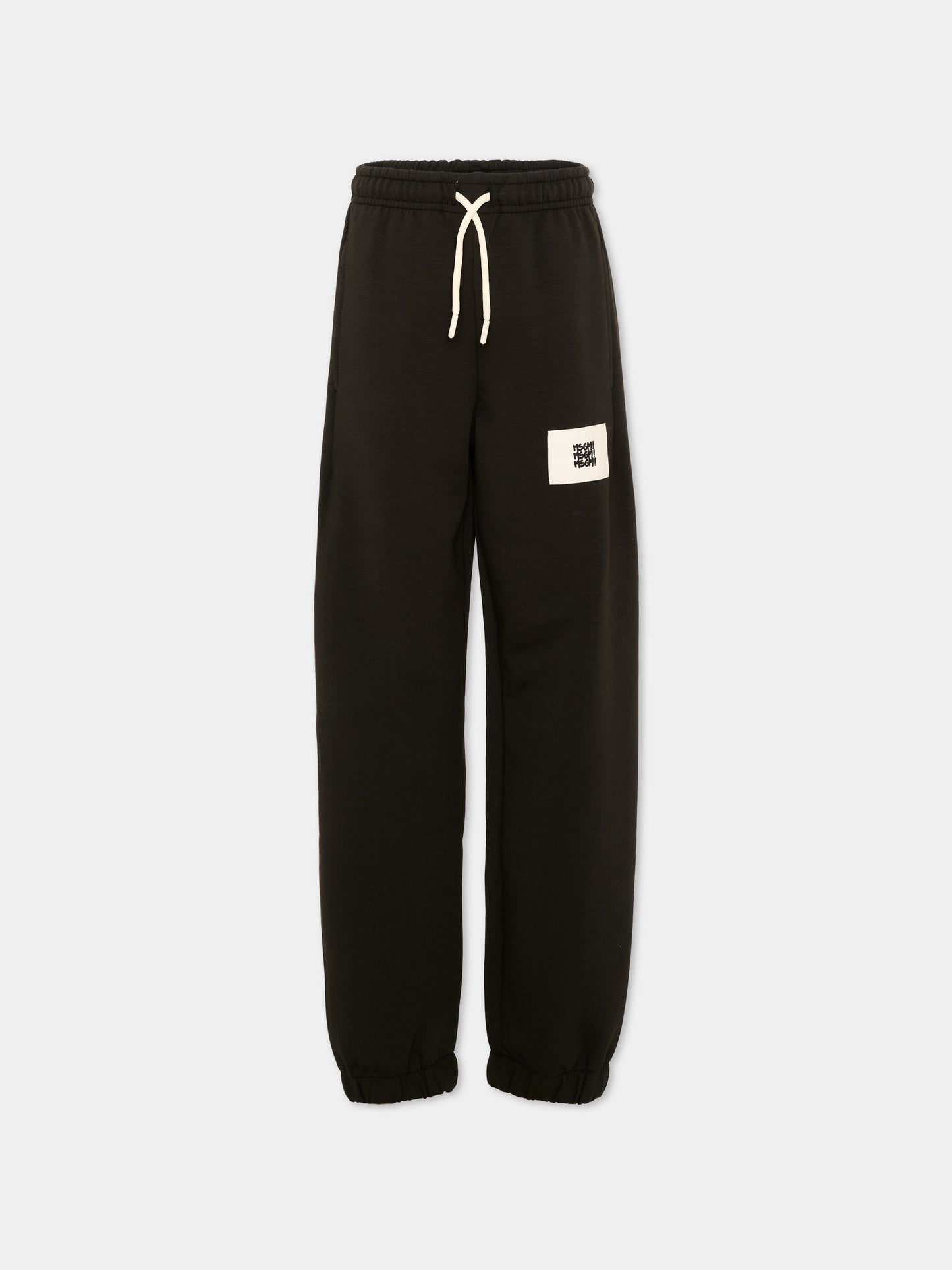 Black sports pants for Boy with logo