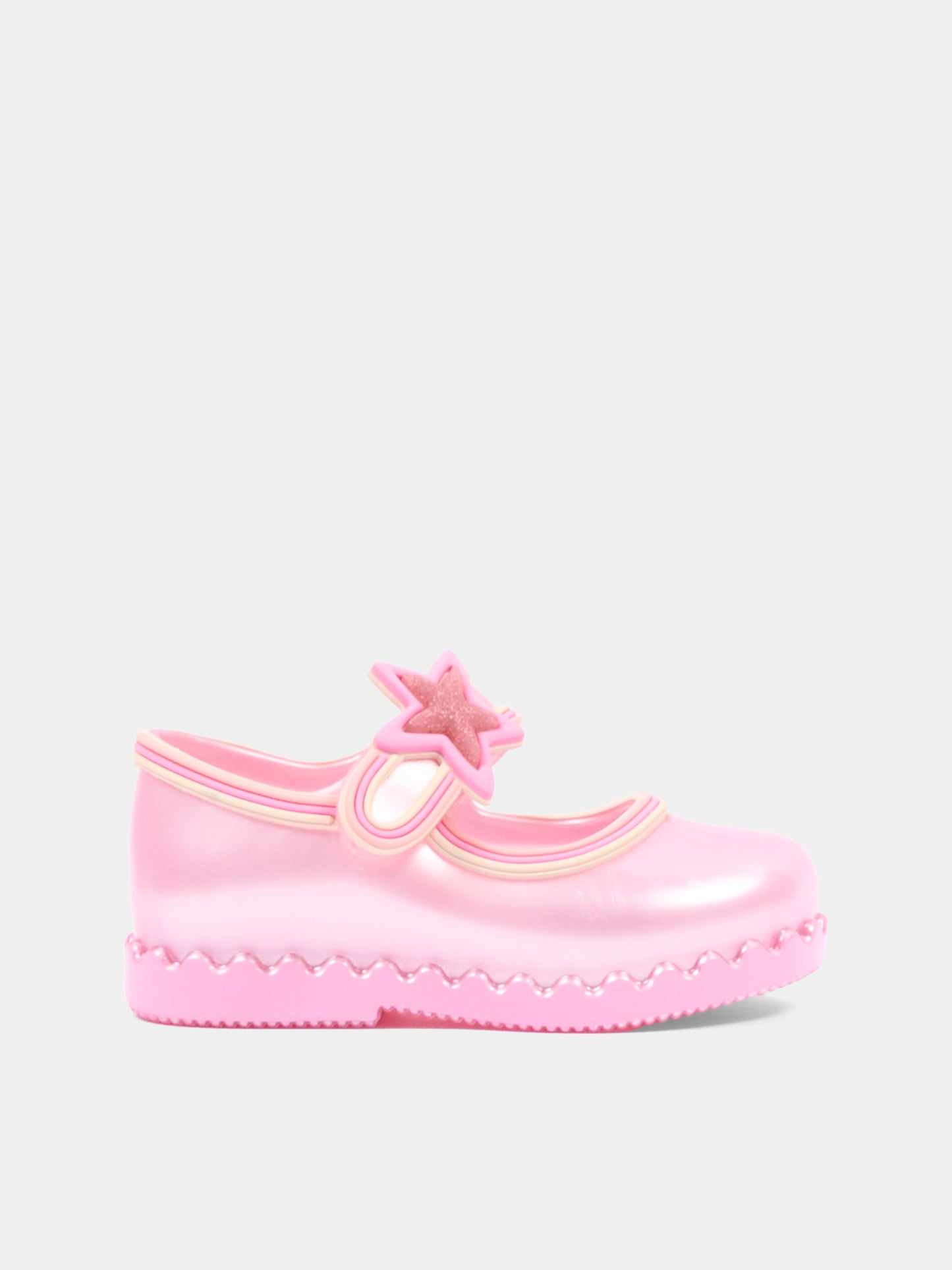 Ballerine rosa per bambina con stella,Mini Melissa,38055 BU857 06411