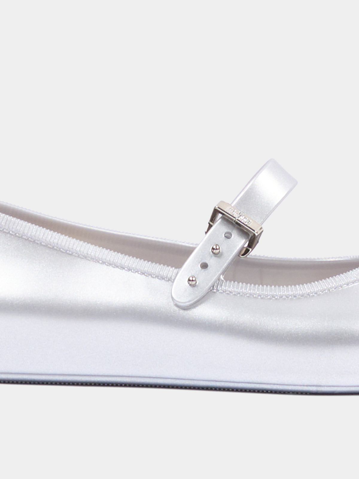 Ballerine argento per bambina con fibbia,Mini Melissa,36240 BW430 06411