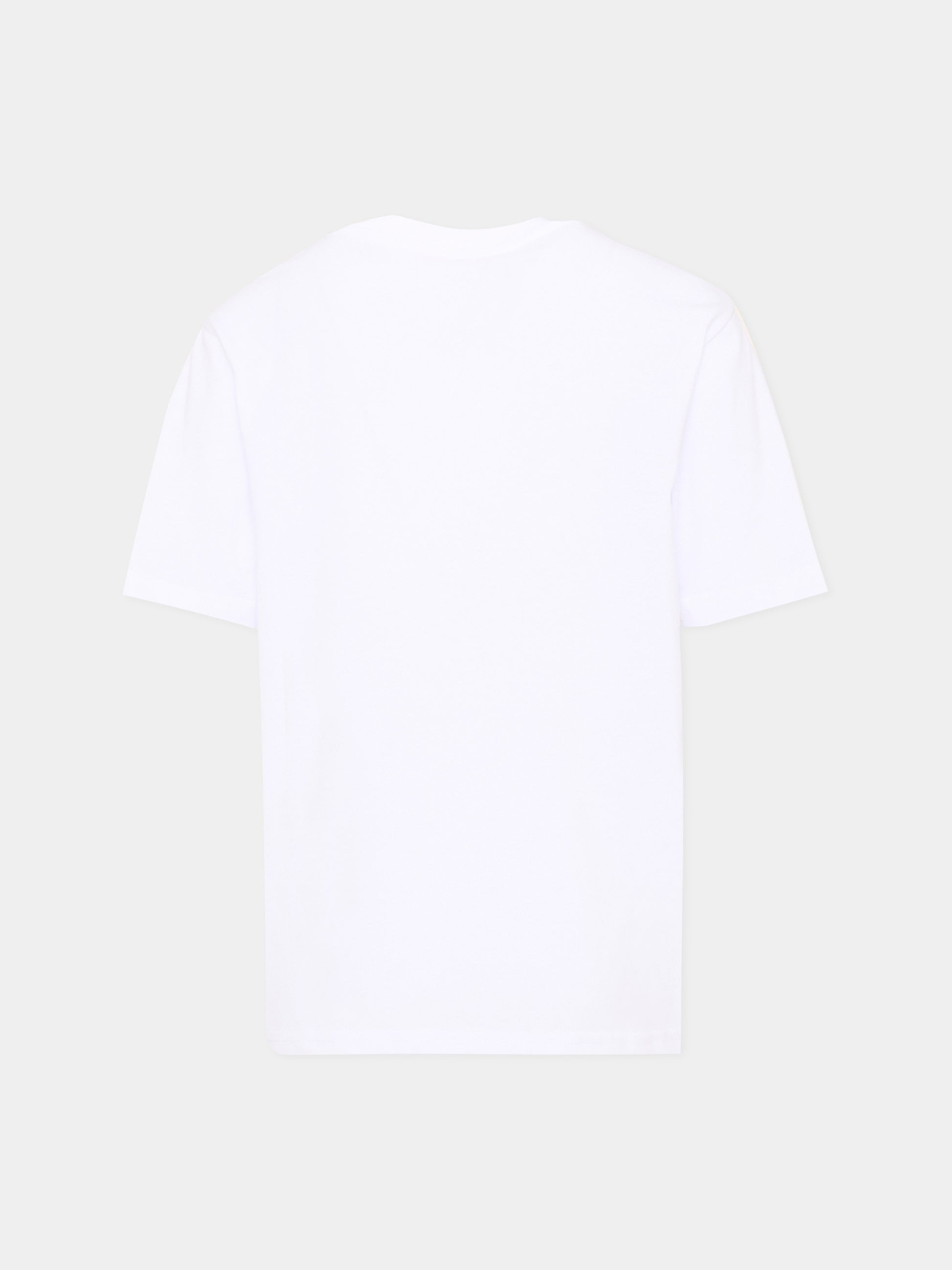 T-Shirt bianca per bambino con logo,Diesel,J02496 0GRAM K100