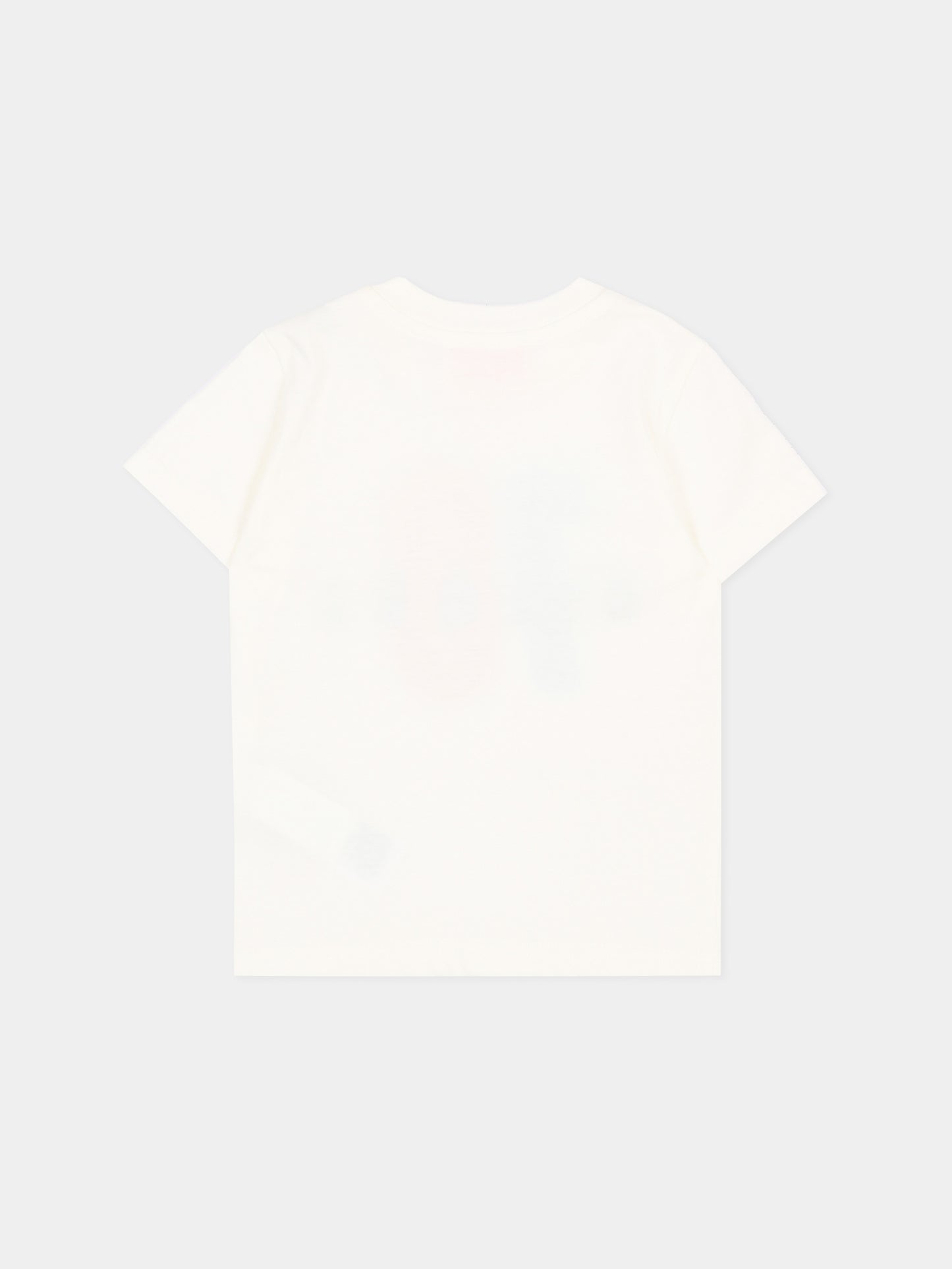 T-Shirt avorio per neonato con logo,Diesel,K00706 KYAR1 K141
