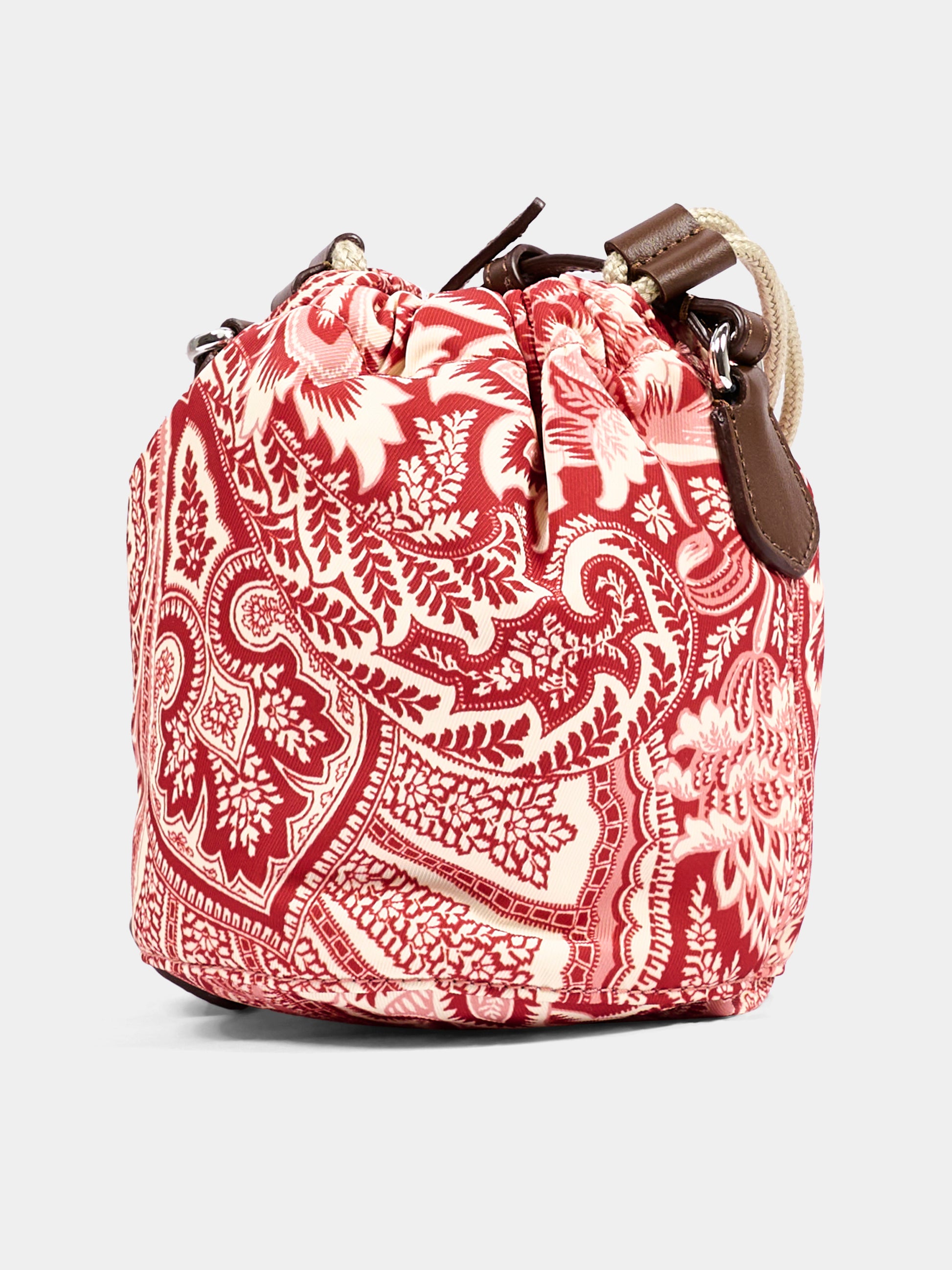 Borsa casual bordeaux per bambina con stampa paisley,Etro,GX0B08 N0369 416RS
