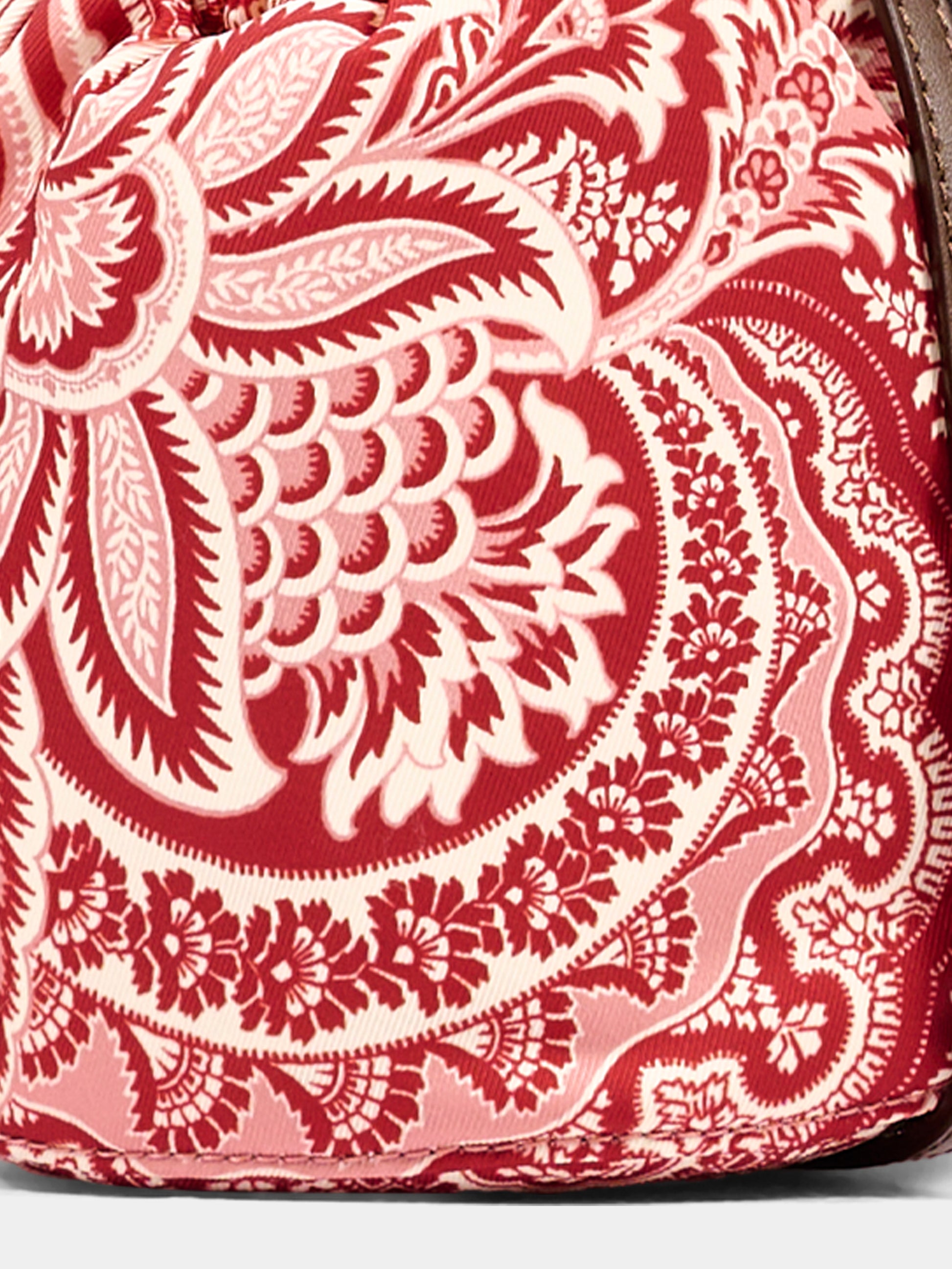 Borsa casual bordeaux per bambina con stampa paisley,Etro,GX0B08 N0369 416RS