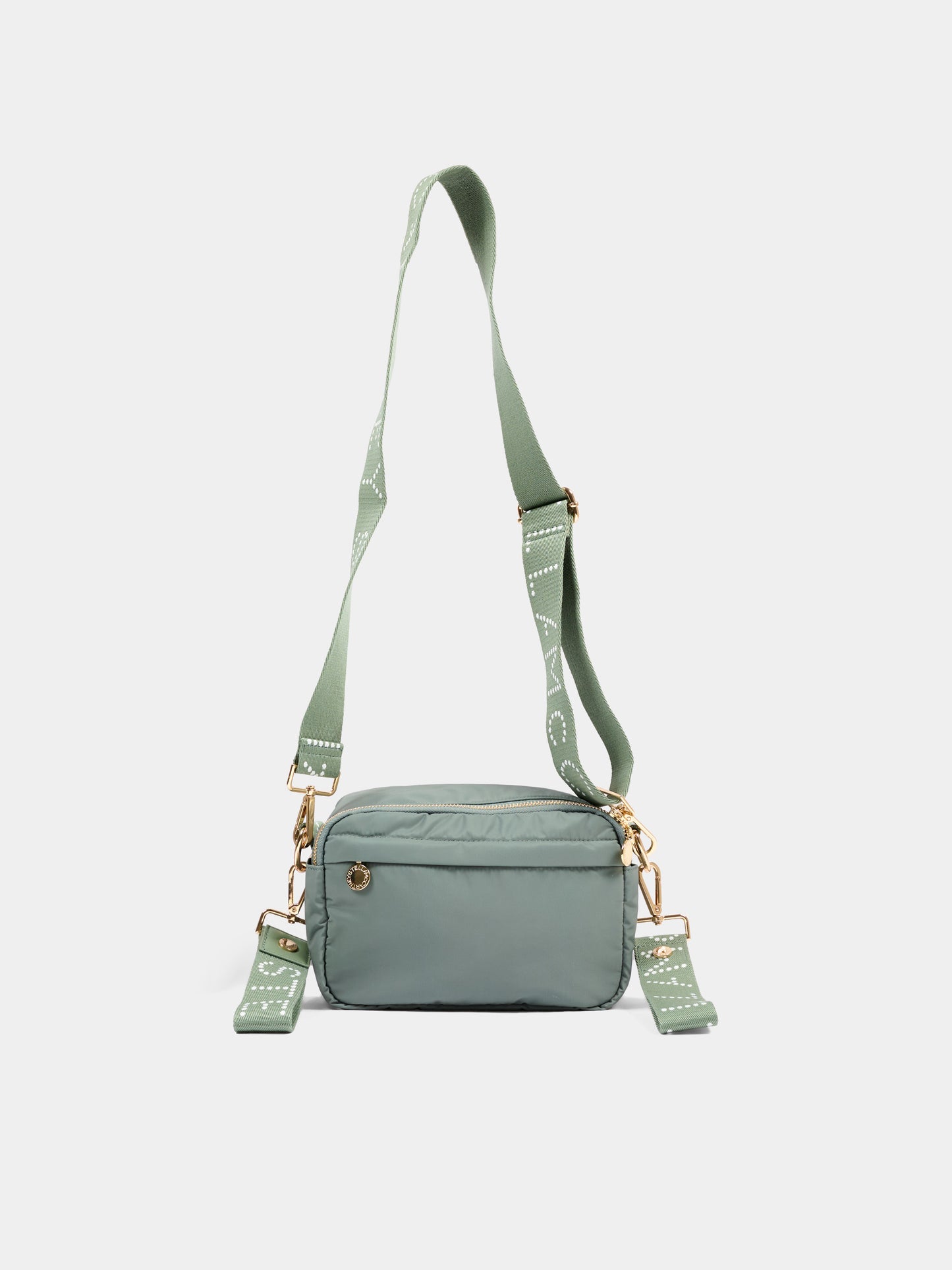 Borsa verde per bambina con logo,Stella Mccartney Kids,TX0558 Z0537 760