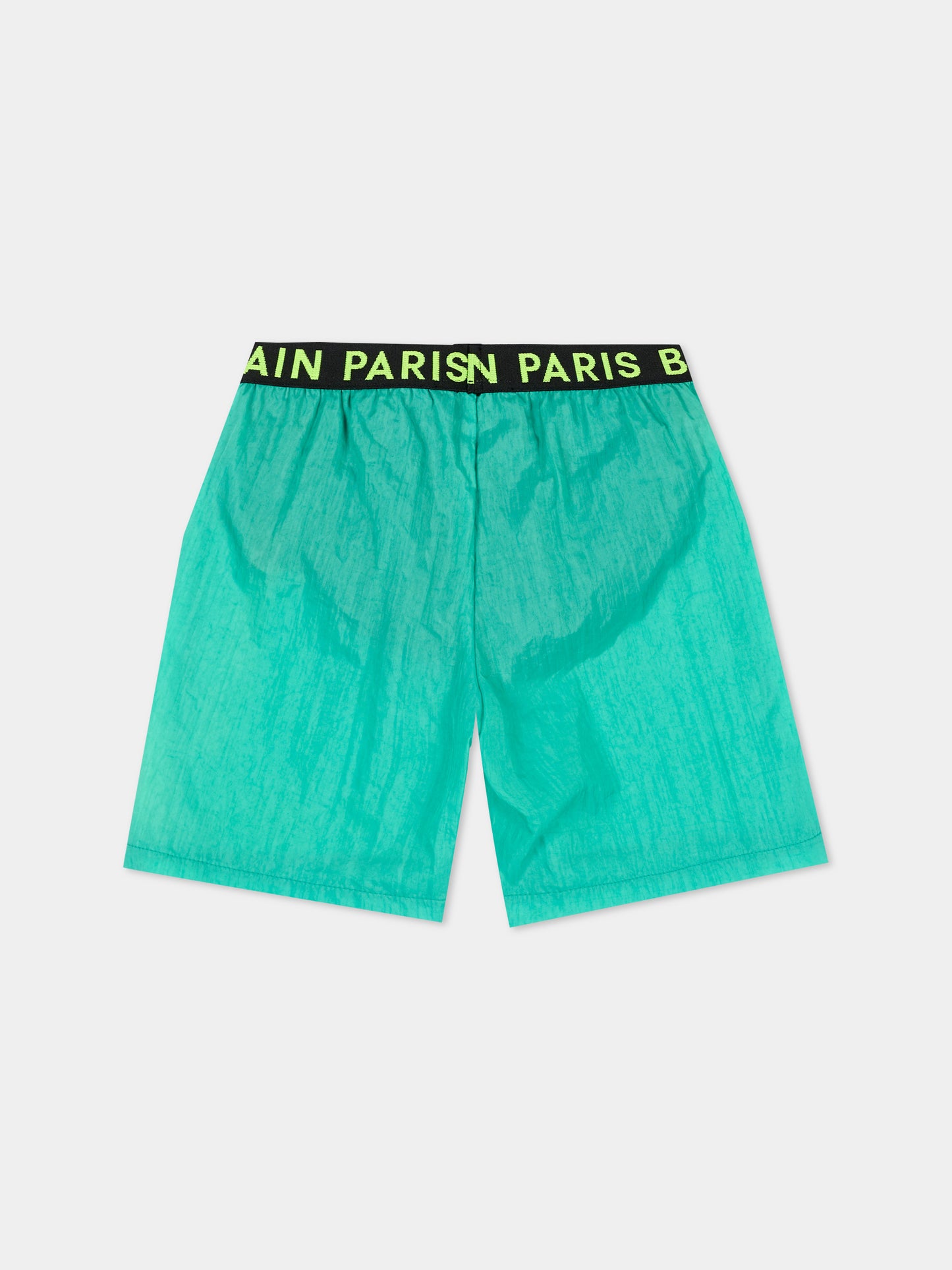 Boxer mare verde per neonato con logo,Balmain Kids,BUC509 Z1183 709GL
