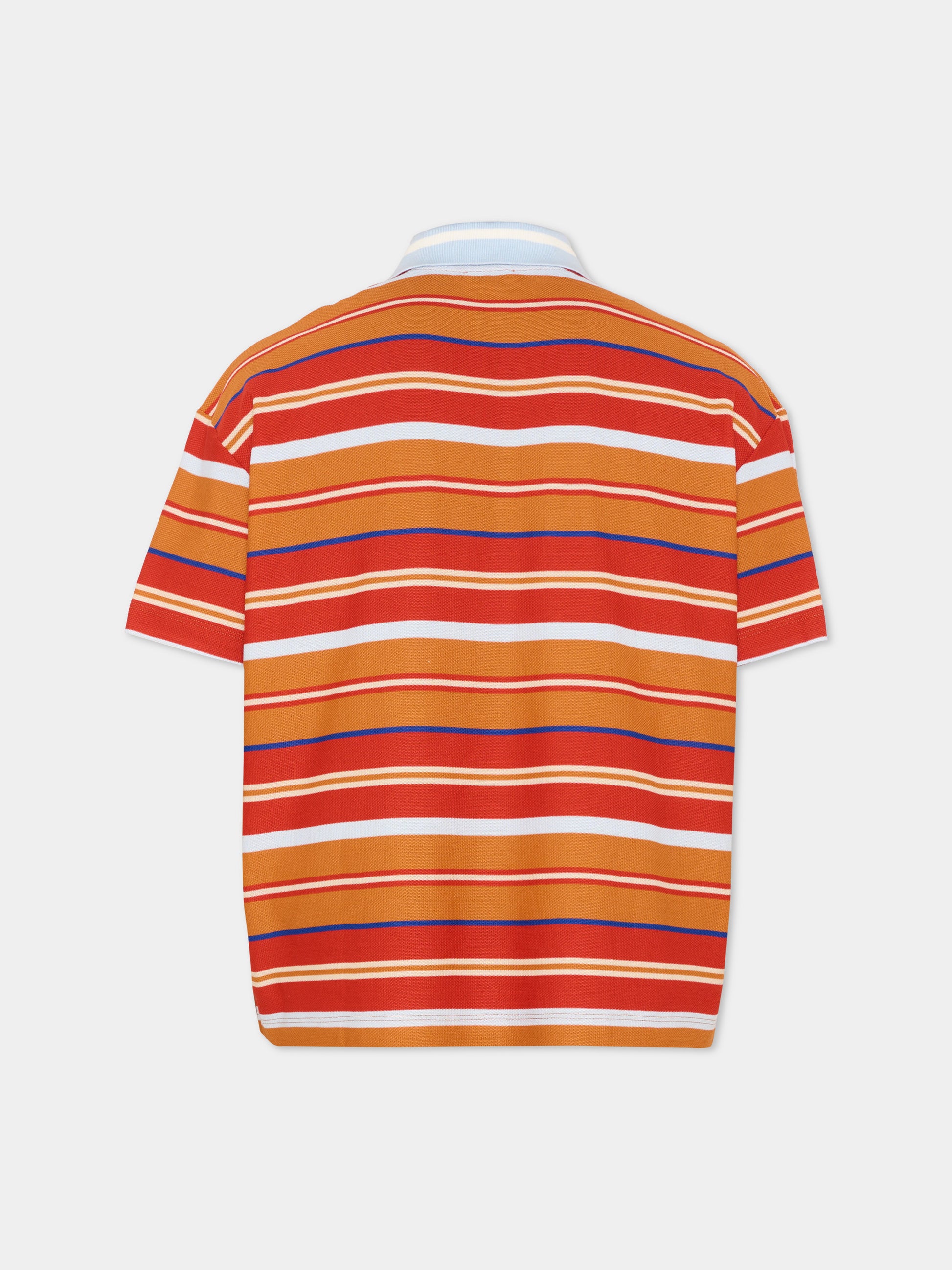 Polo rossa per bambino con Pegaso,Etro,GU8P61 J0385 410AR