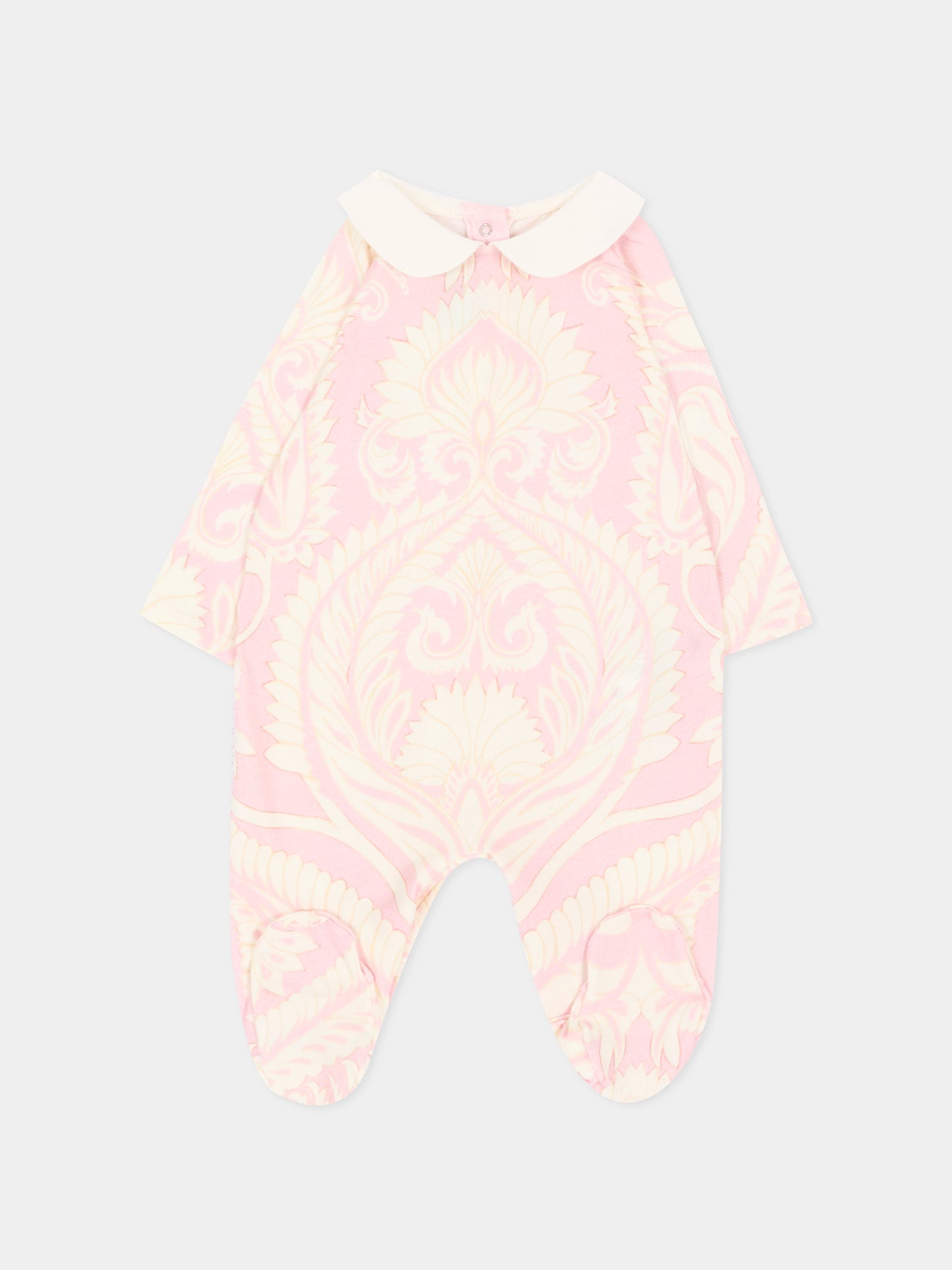 Set tutina avorio per neonata con stampa paisley,Etro,GVB500 J0452 105RS