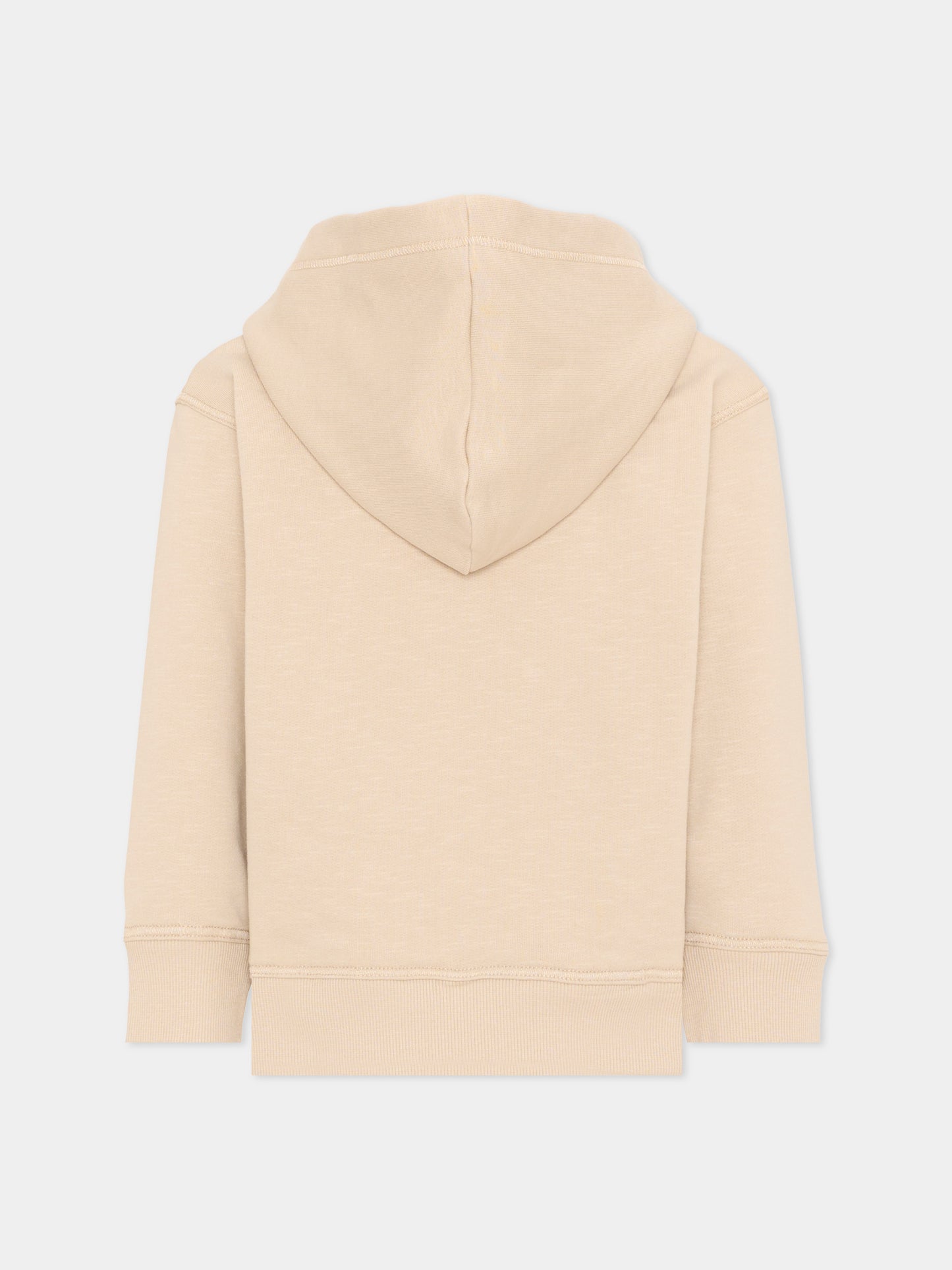 Felpa beige per bambini con logo,Givenchy Kids,H31095 192