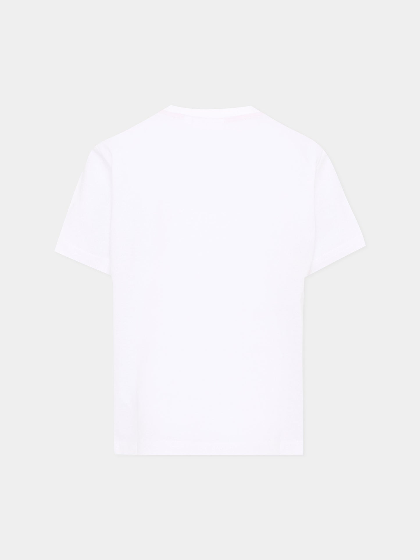 T-Shirt bianca per bambino con logo,Hugo,G01016 10P