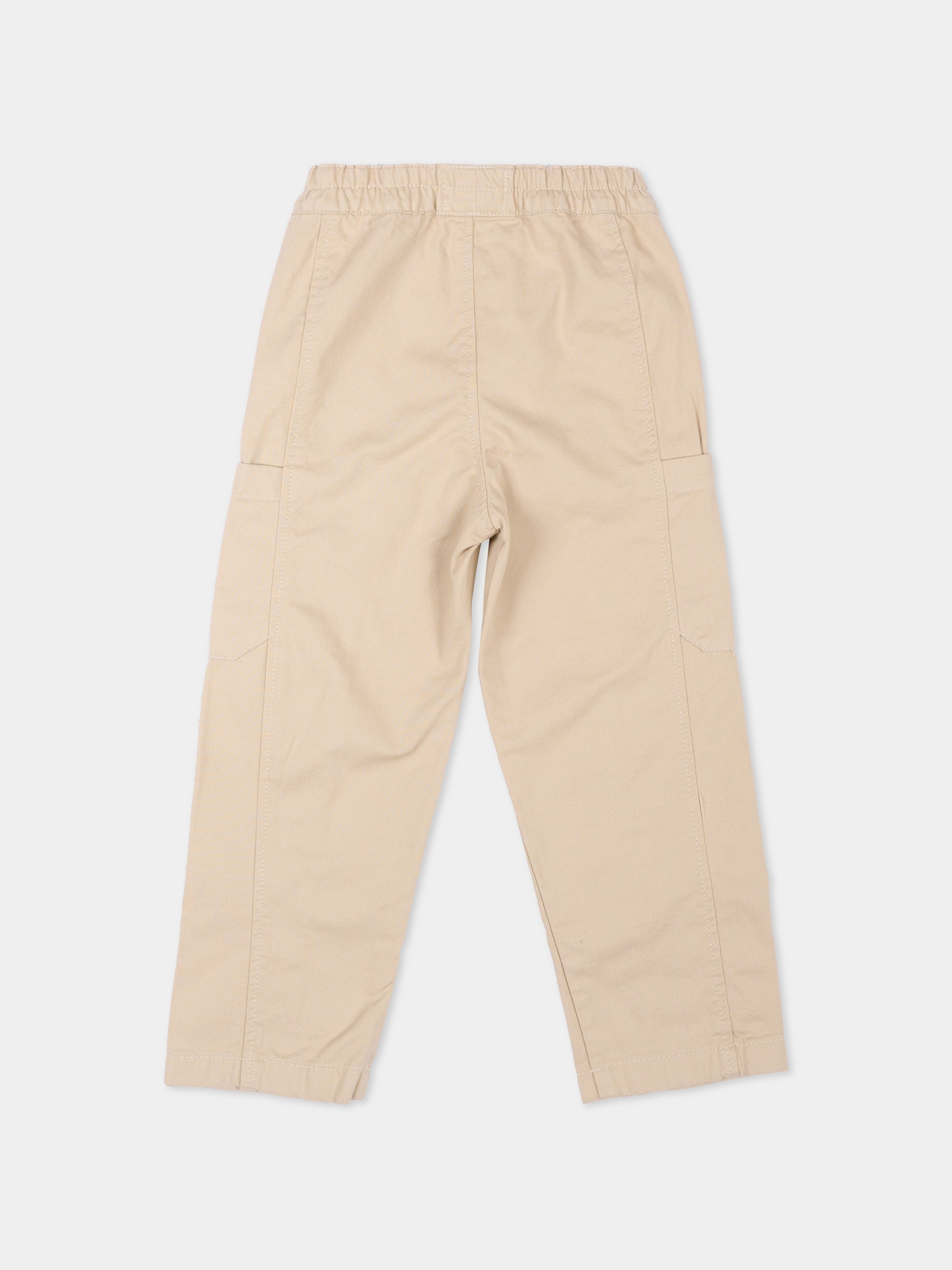 Pantaloni beige per bambino con logo,Timberland,T60871 192