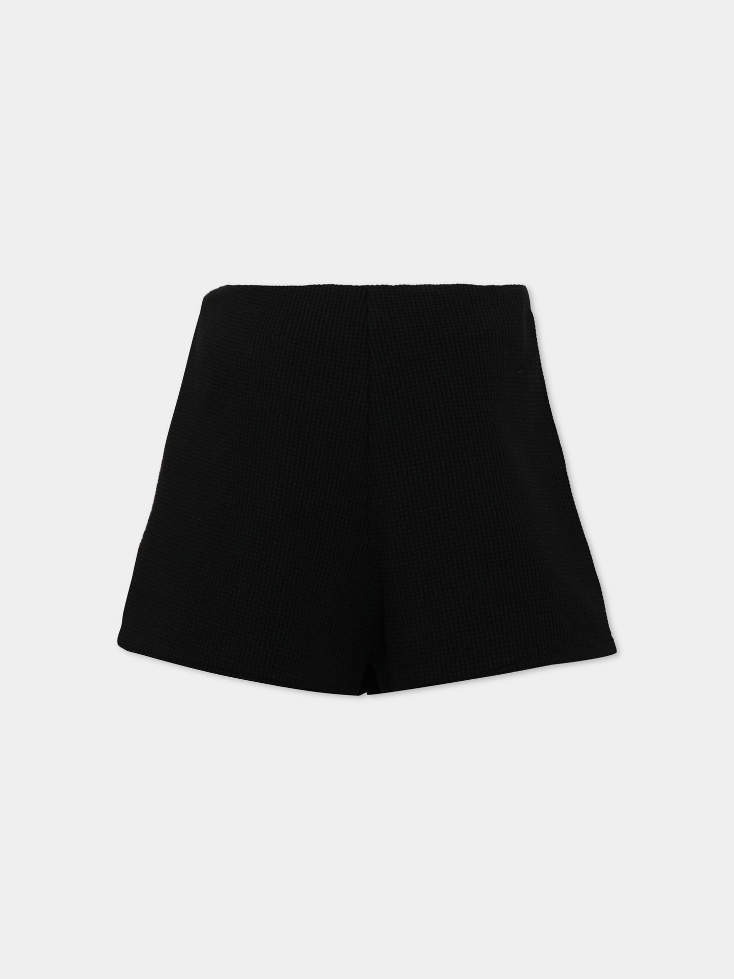 Shorts nero per bambina con logo,Palm Angels,PGCB00BS26JER001 110