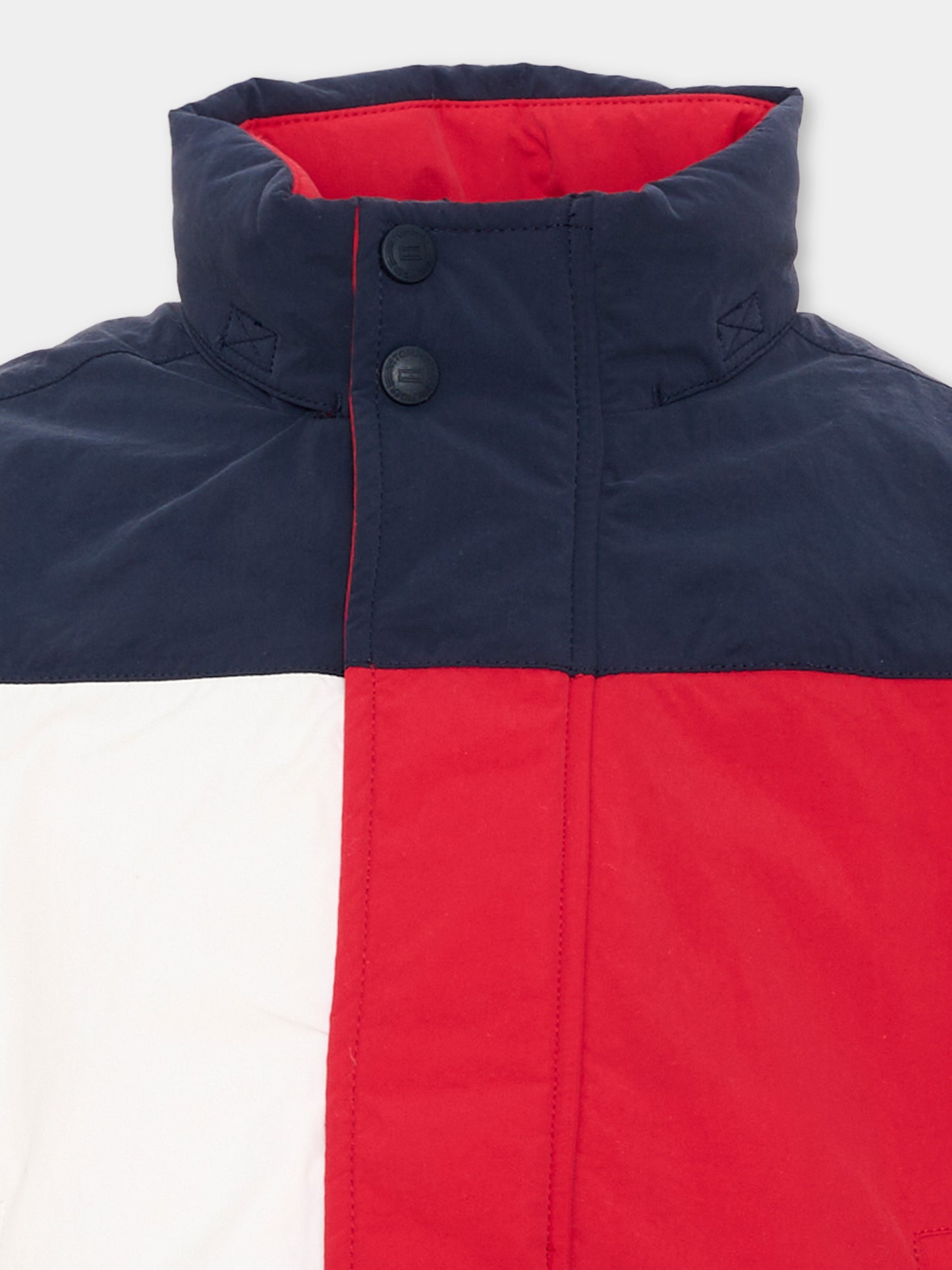 Giubbotto multicolor per bambino color-block,Tommy Hilfiger Junior,KS0KS00704 C1G