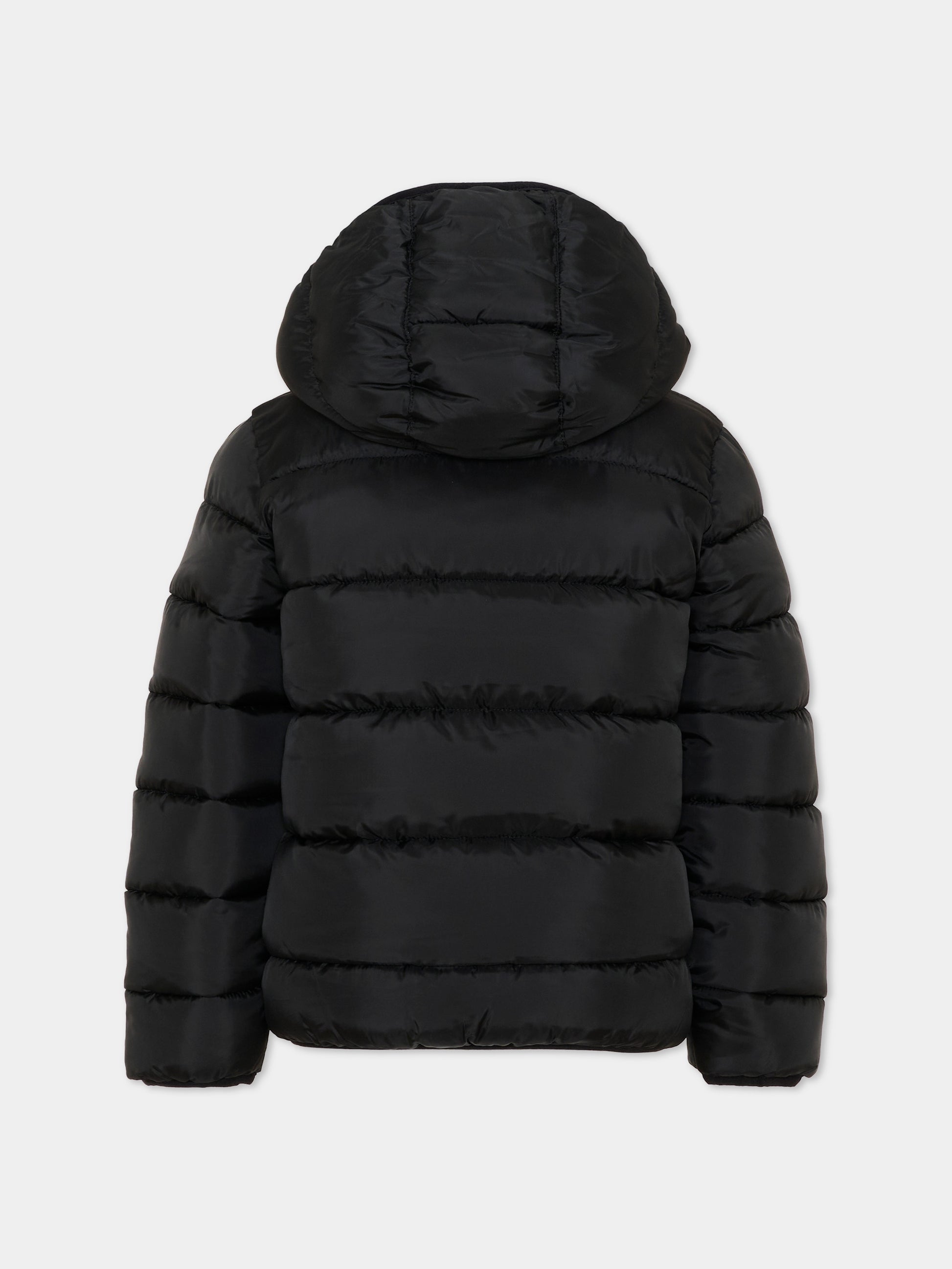 Piumini nero per bambino con logo,Levi's Kids,8EN628 023