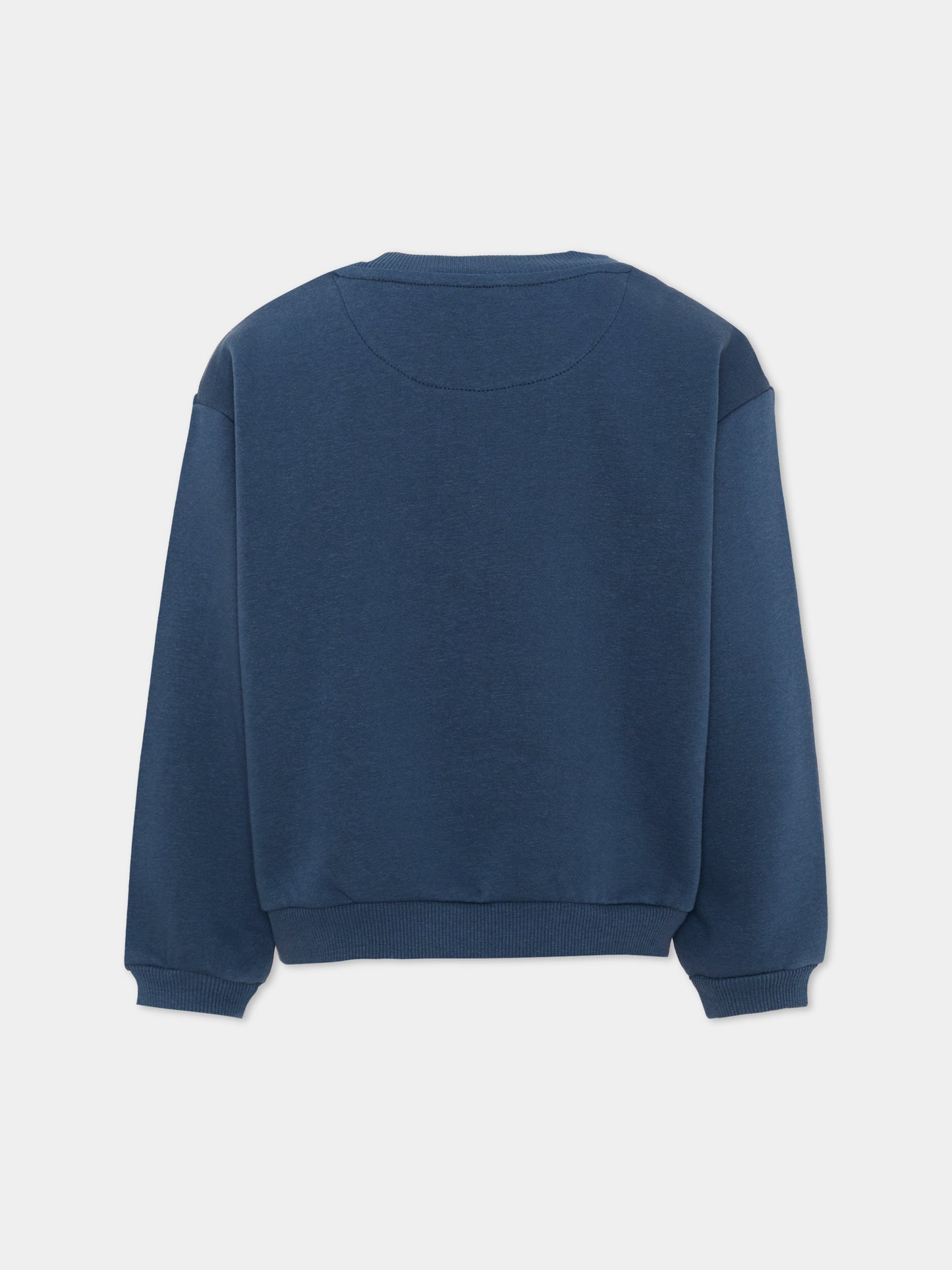 Felpa blu per bambini con logo,Levi's Kids,4EN514 UF3