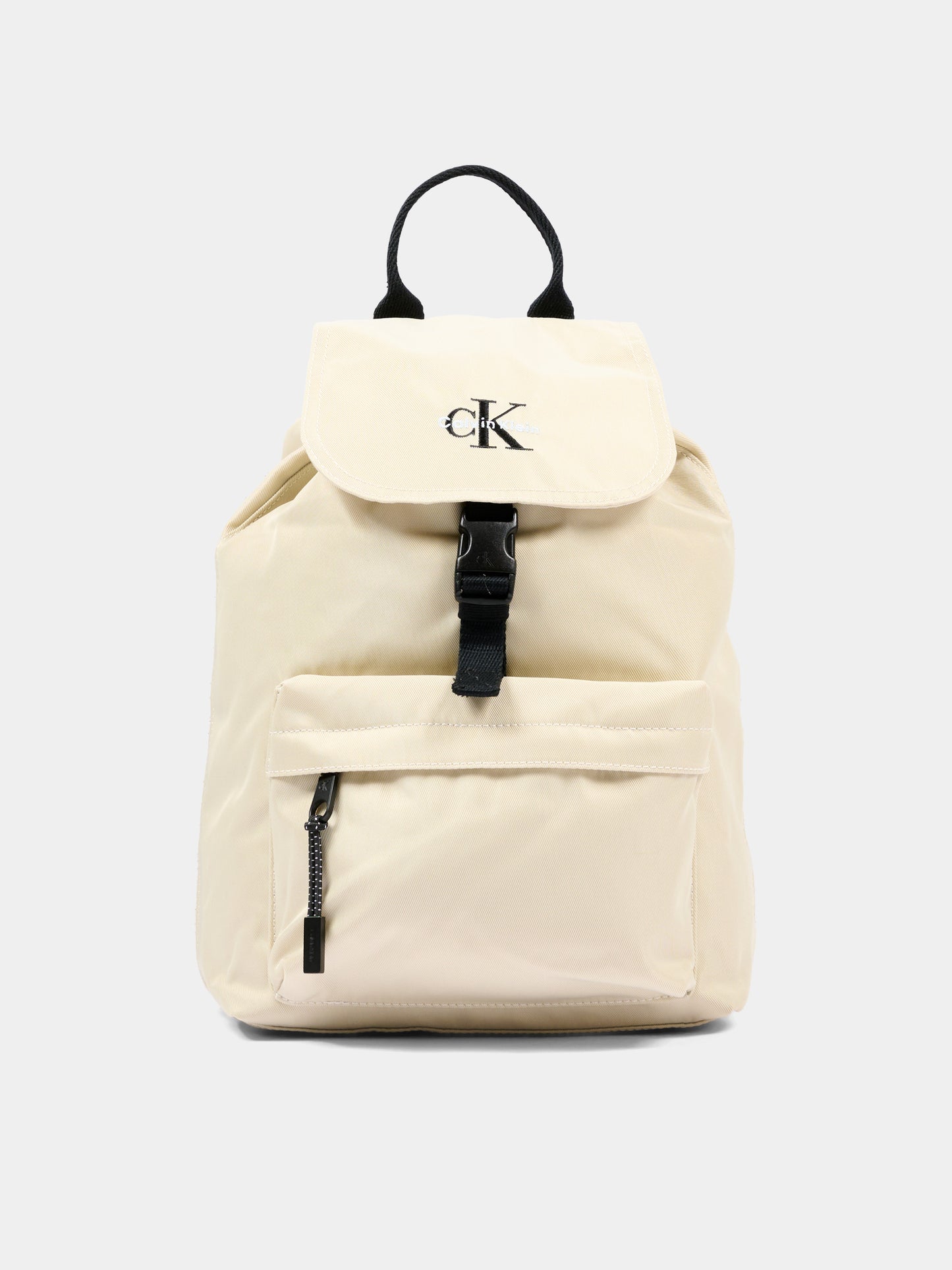 Zaino beige logo CK frontale,Calvin Klein Kids,IU0IU00732 PDV