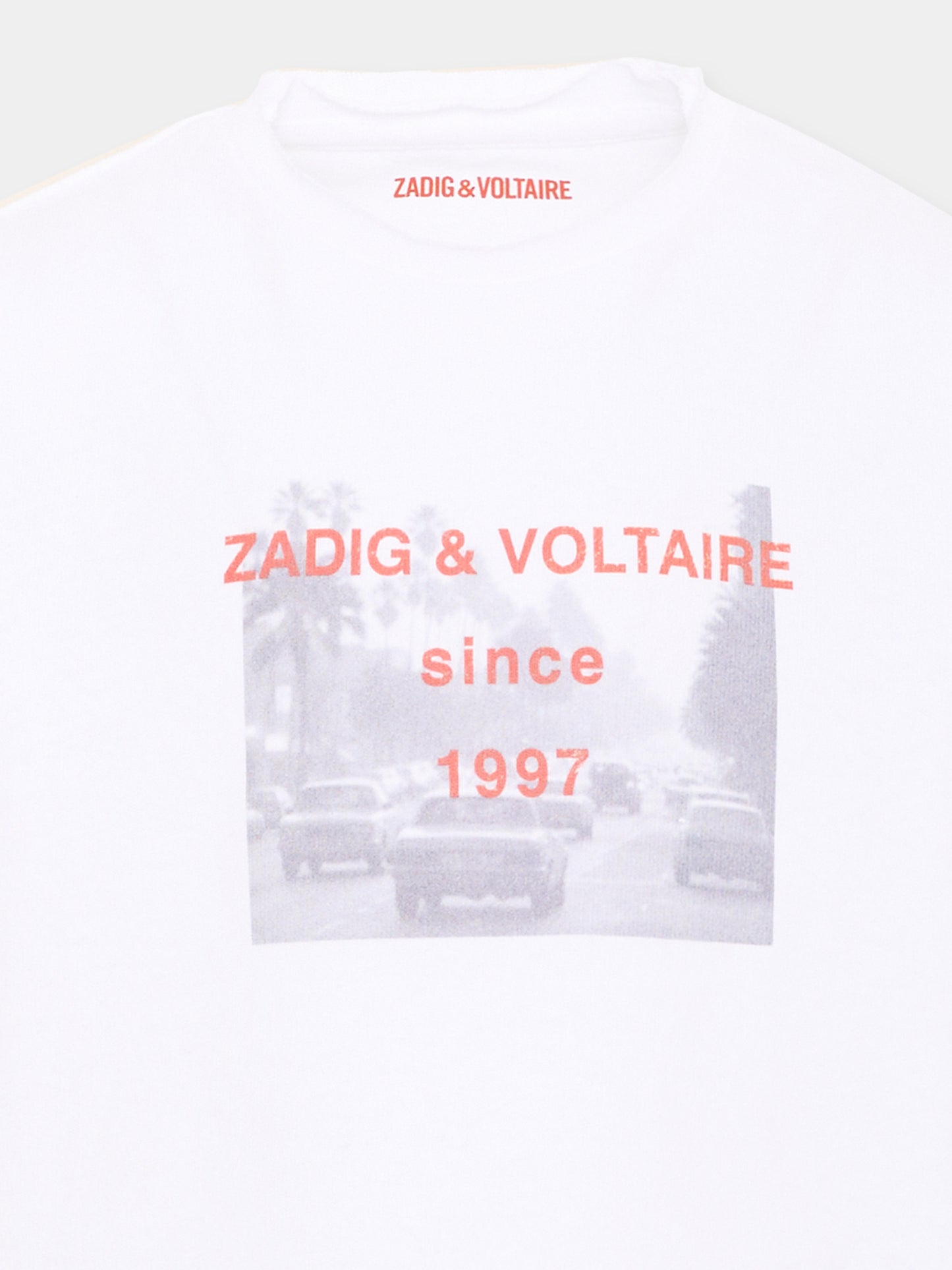 T-Shirt bianca per bambini,Zadig & Voltaire Kids,X60582 10P