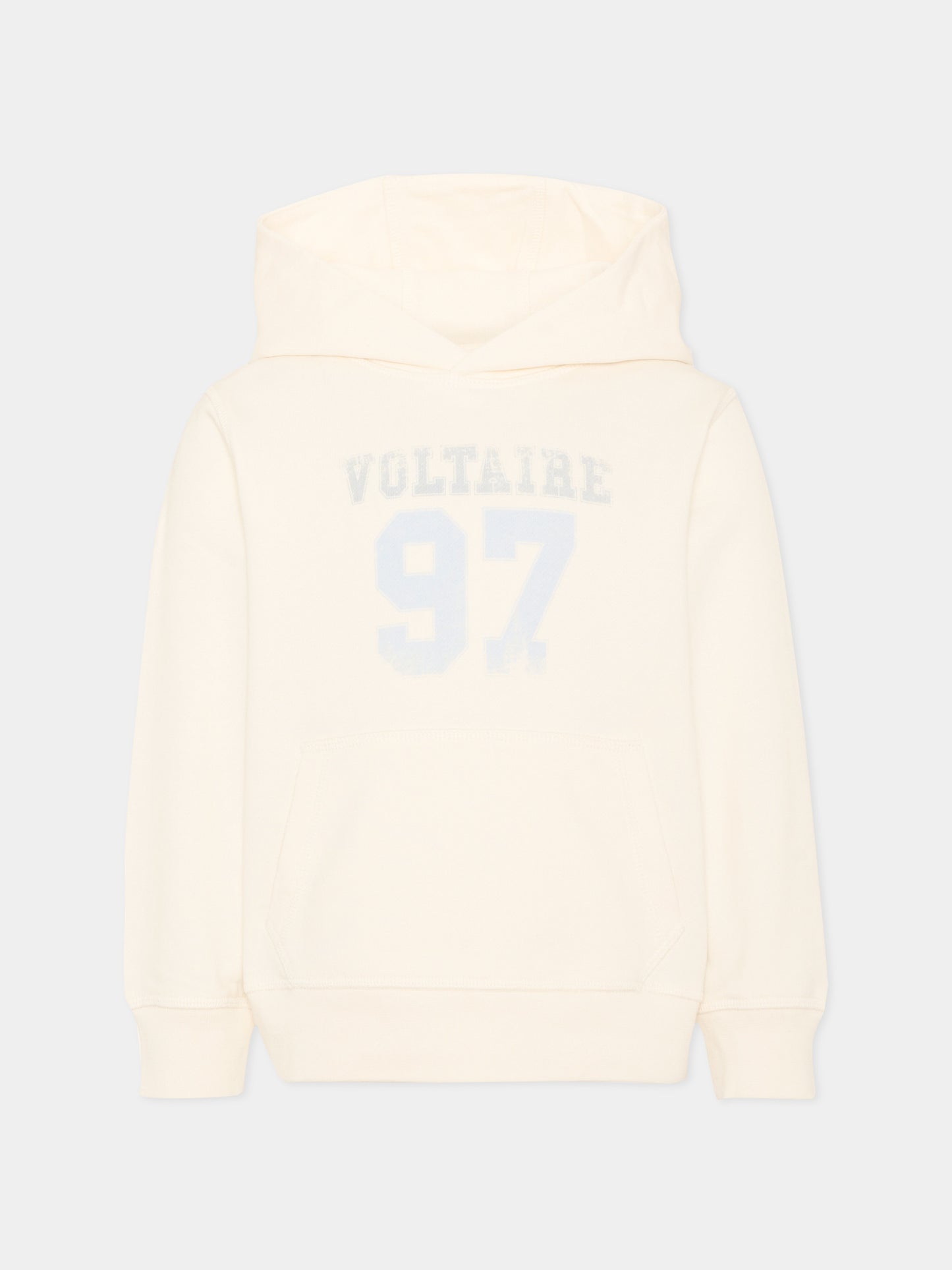 Felpa avorio per bambini,Zadig & Voltaire Kids,X60592 195