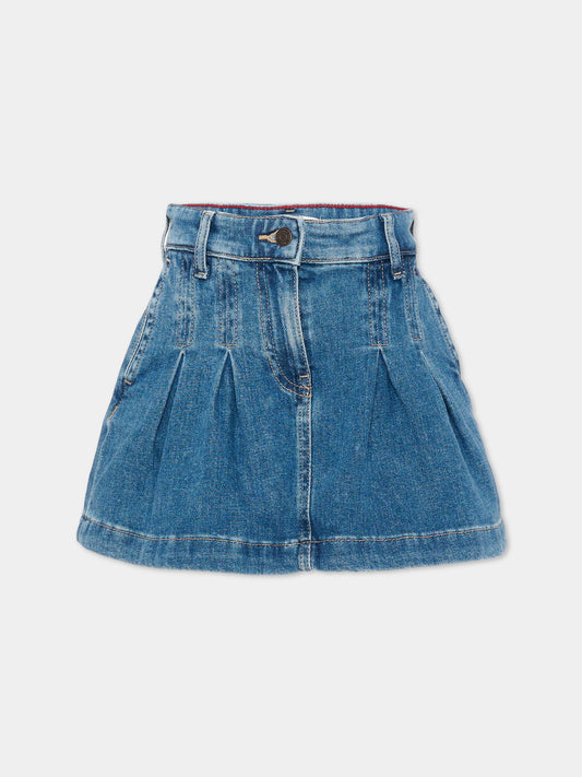 Gonna denim per bambina,Tommy Hilfiger Junior,KG0KG09251 1BK