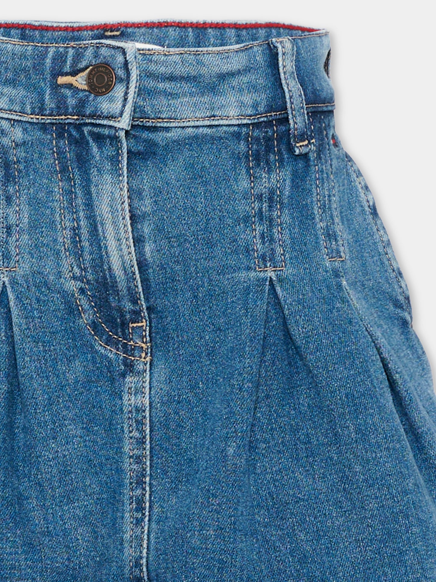 Gonna denim per bambina,Tommy Hilfiger Junior,KG0KG09251 1BK