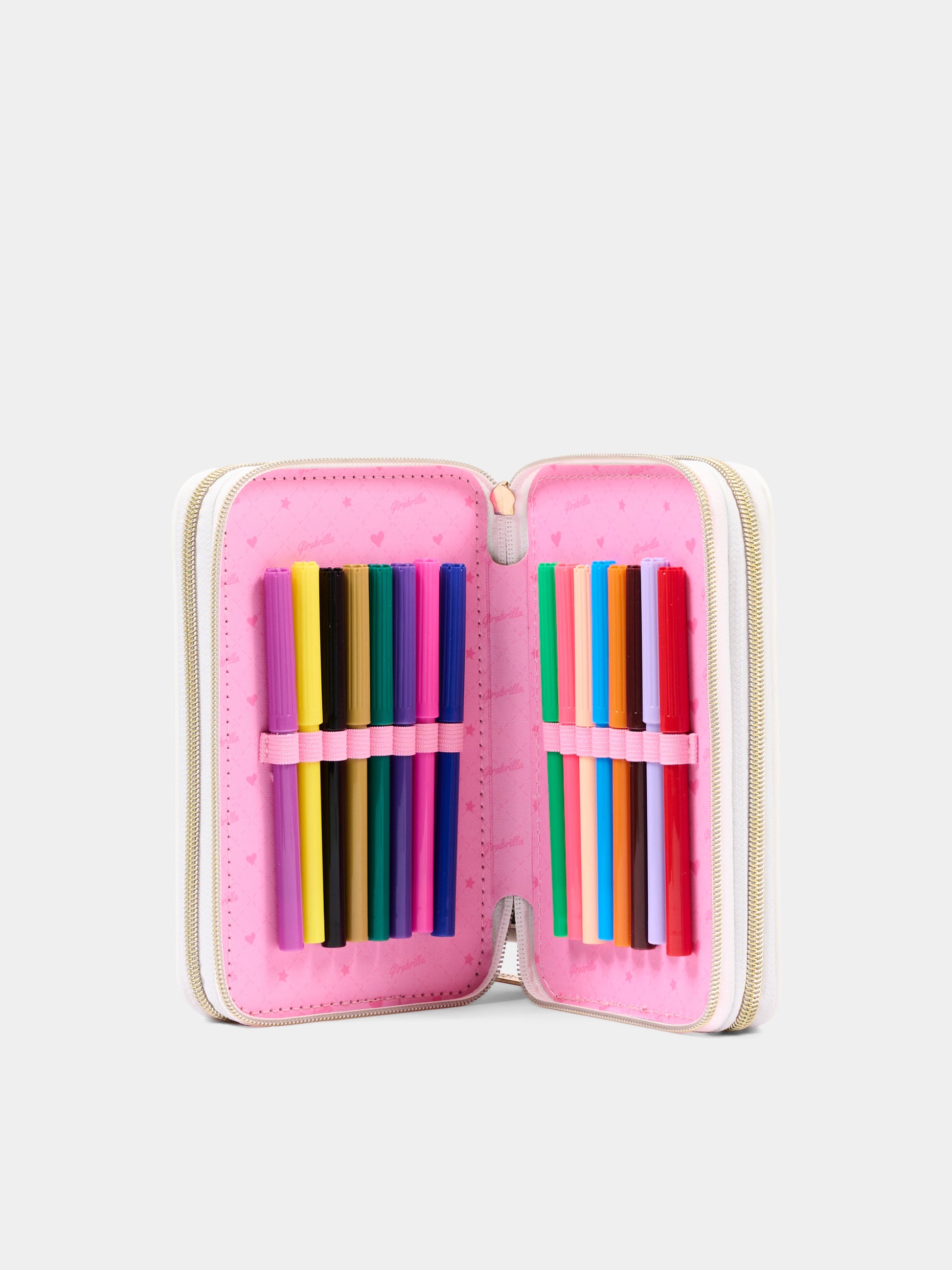 Astuccio bianco per bambina con cuore,Girabrilla,19085 19088