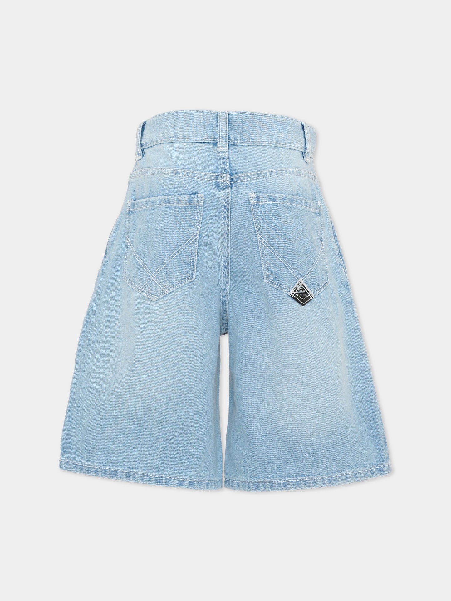 Shorts denim per bambina,Roy Roger's Kids,RG180 0 7029
