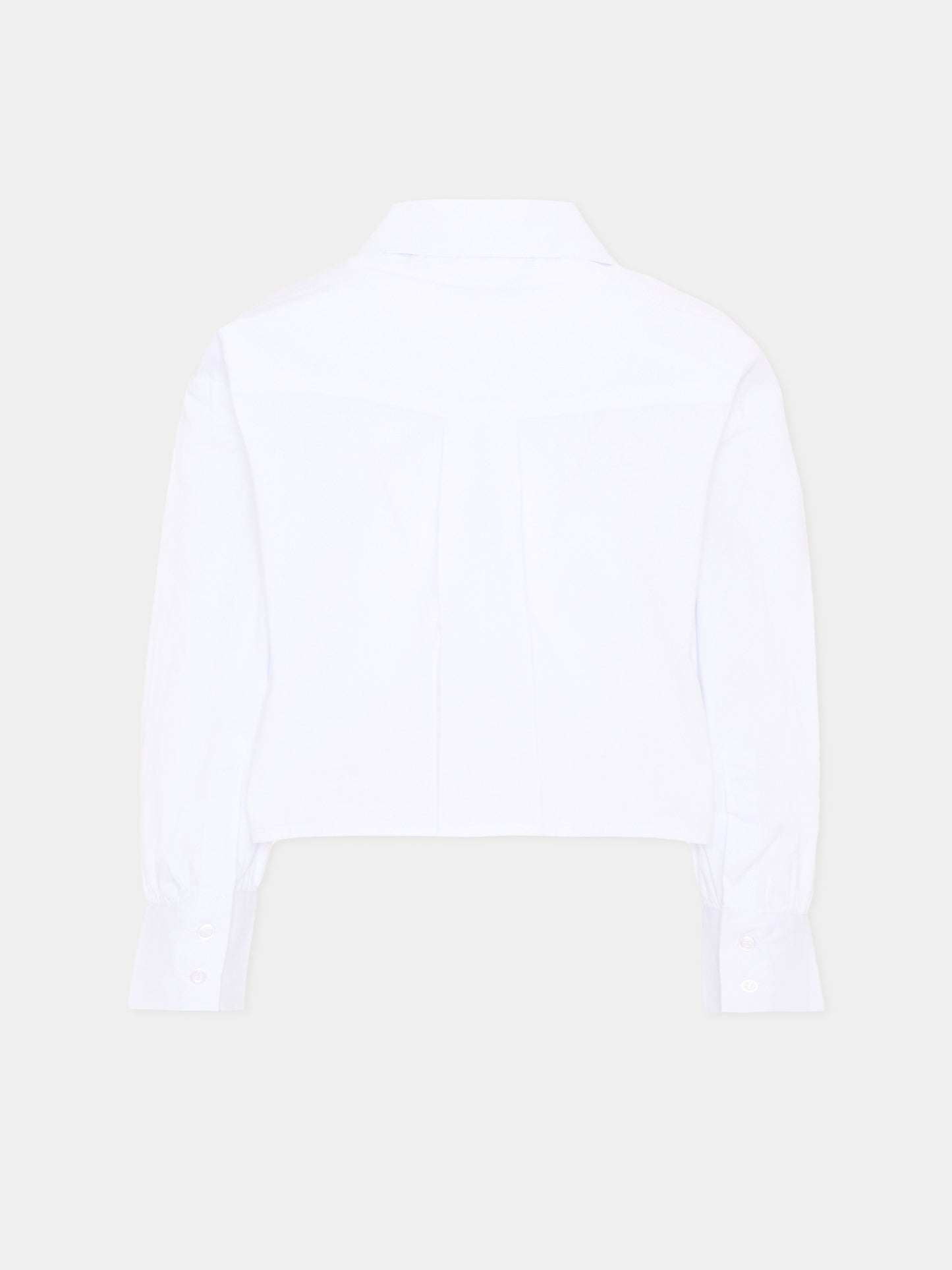 Camicia a manica lunga bianca per bambina,Roy Roger's Kids,RG195 0 113
