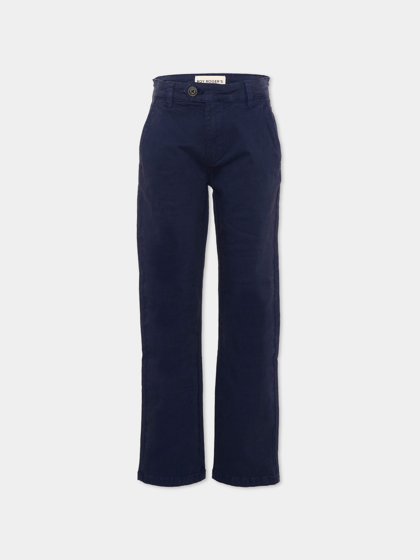 Pantalone blu per bambino tinta unita,Roy Roger's Kids,RG132 0 3854