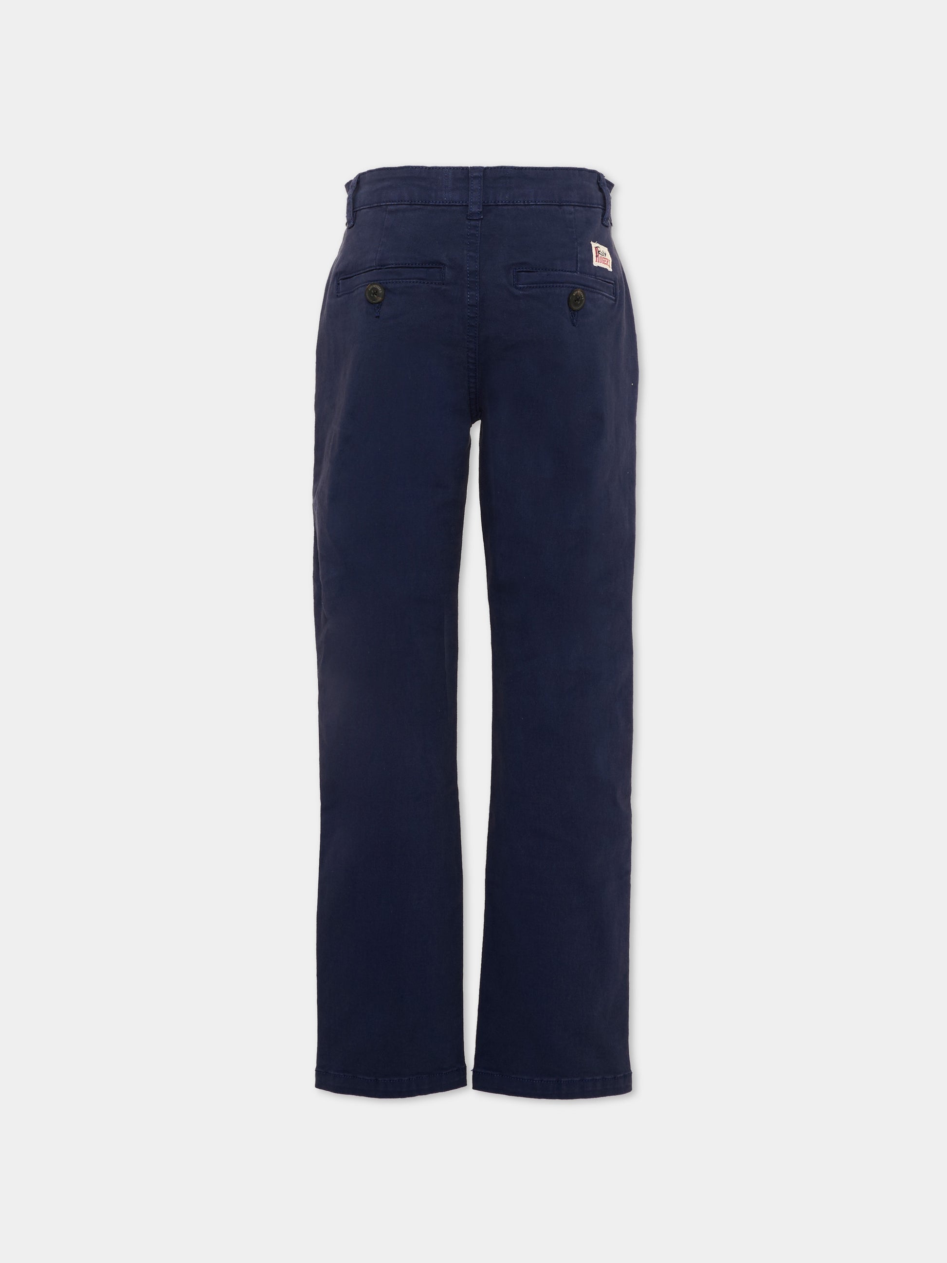 Pantalone blu per bambino tinta unita,Roy Roger's Kids,RG132 0 3854
