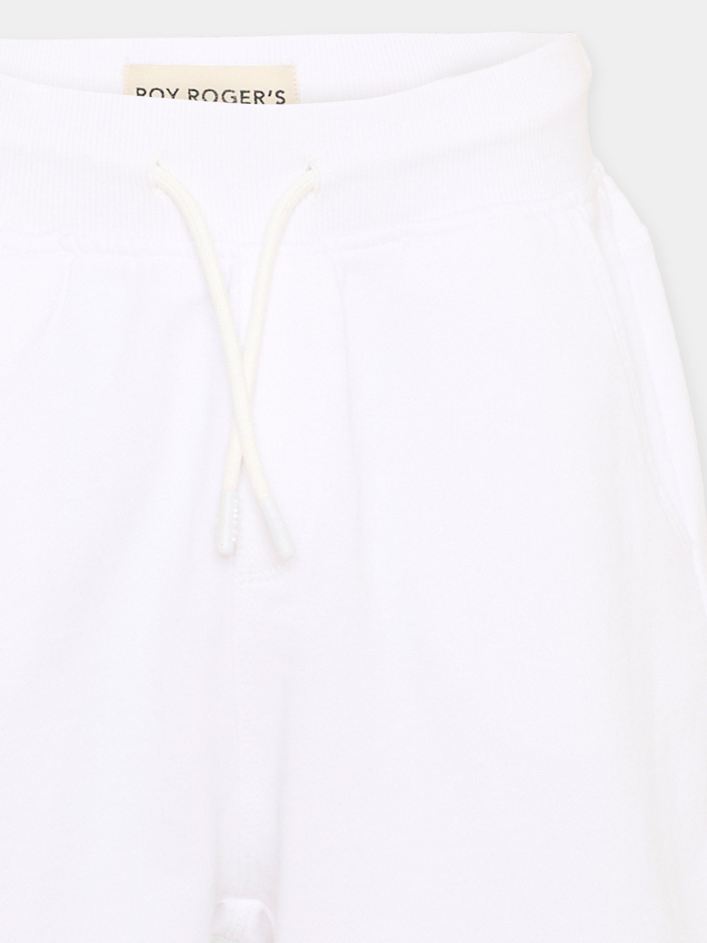 Shorts sportivi bianchi per bambino,Roy Roger's Kids,RG141 0 113