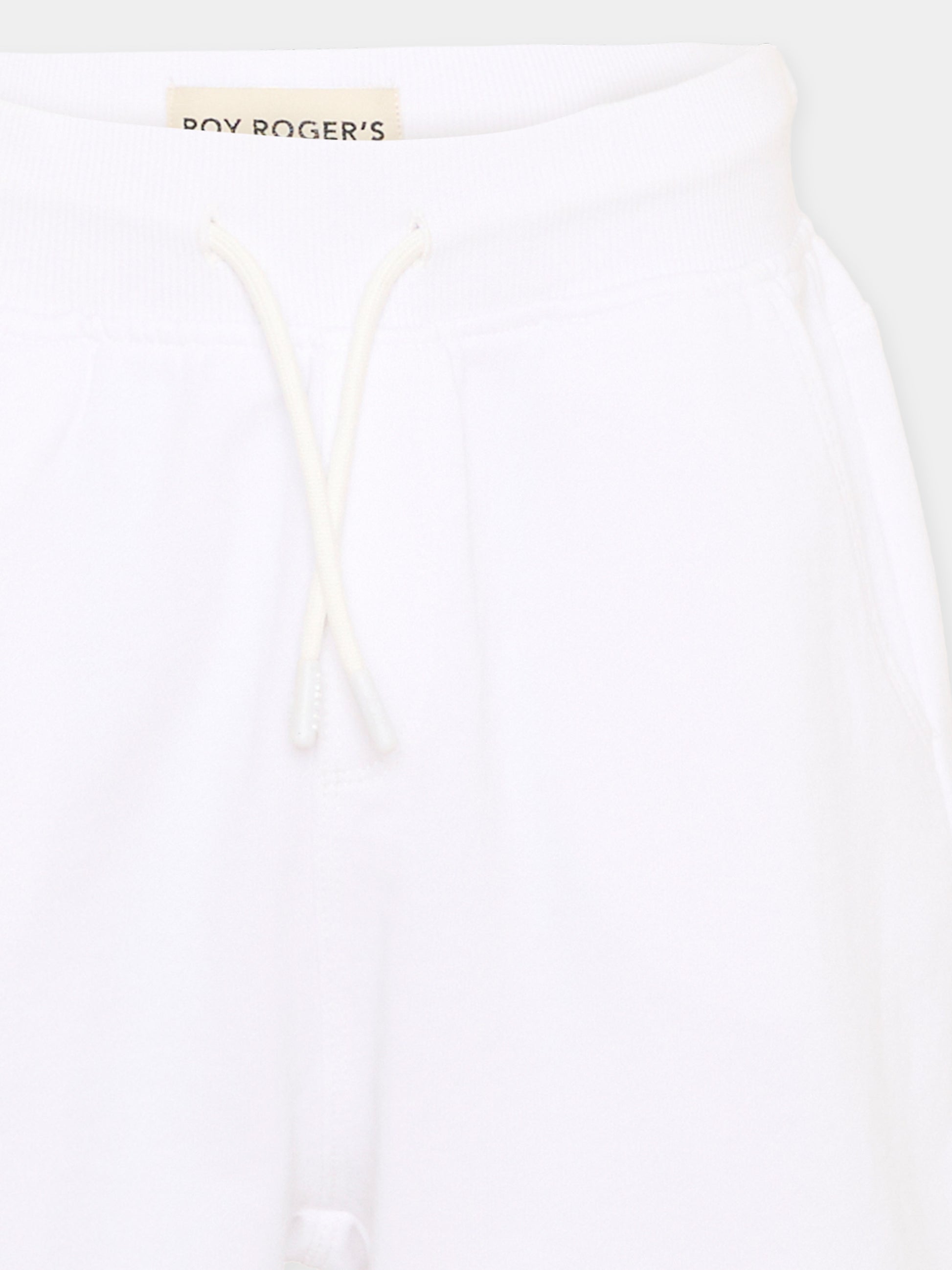 Shorts sportivi bianchi per bambino,Roy Roger's Kids,RG141 0 113