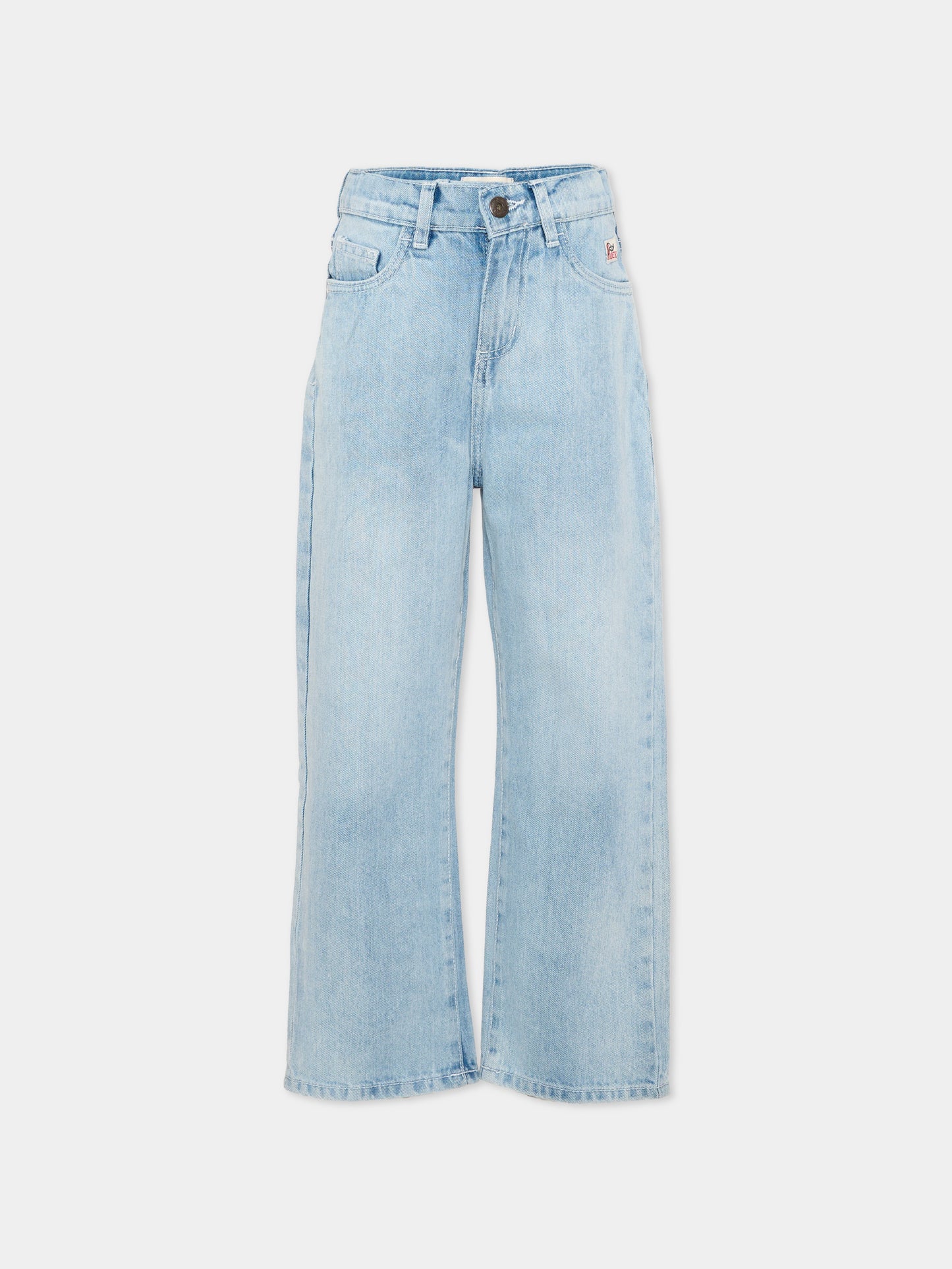 Jeans denim per bambino gamba ampia,Roy Roger's Kids,RG146 0 7027