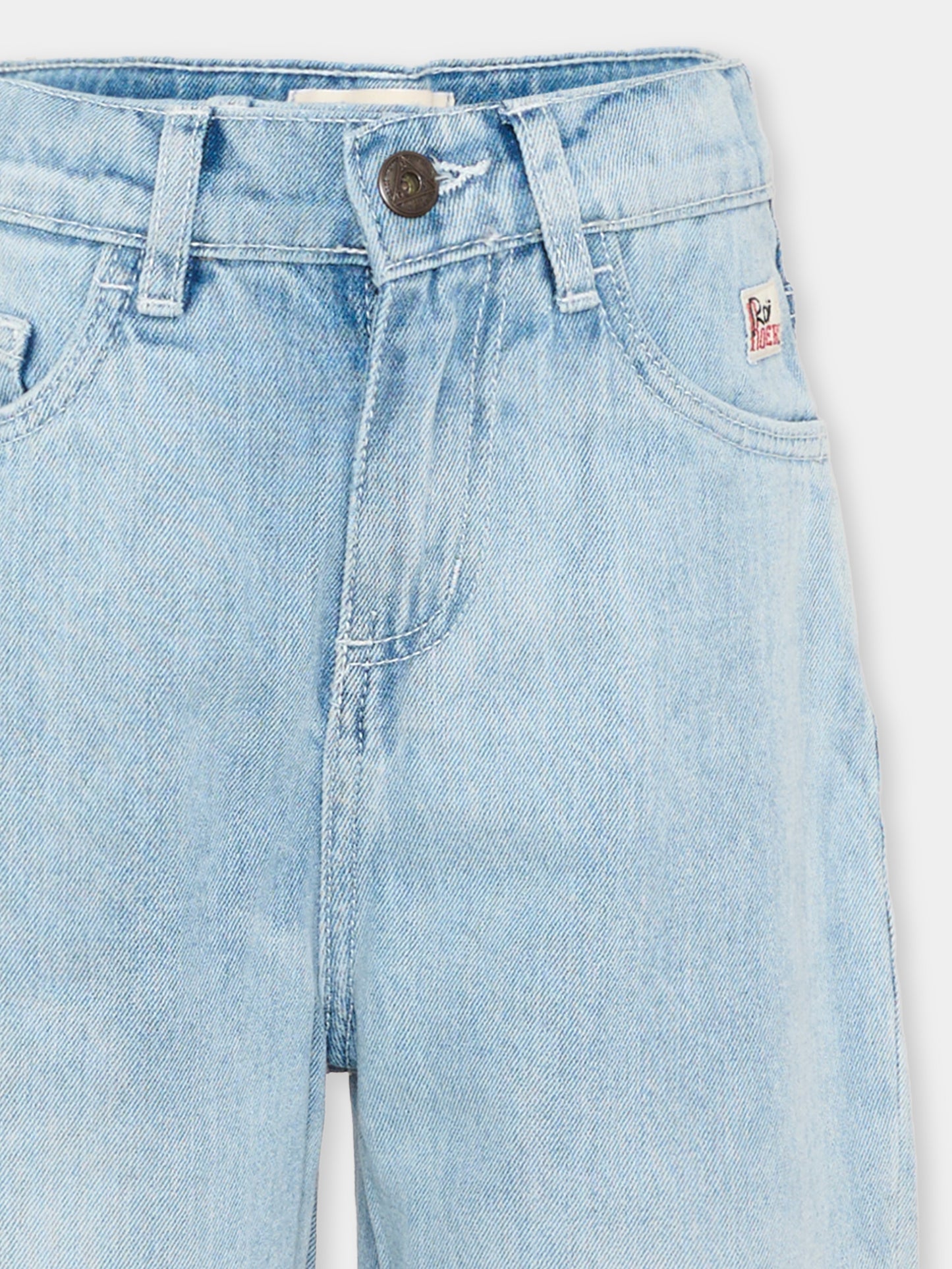 Jeans denim per bambino gamba ampia,Roy Roger's Kids,RG146 0 7027
