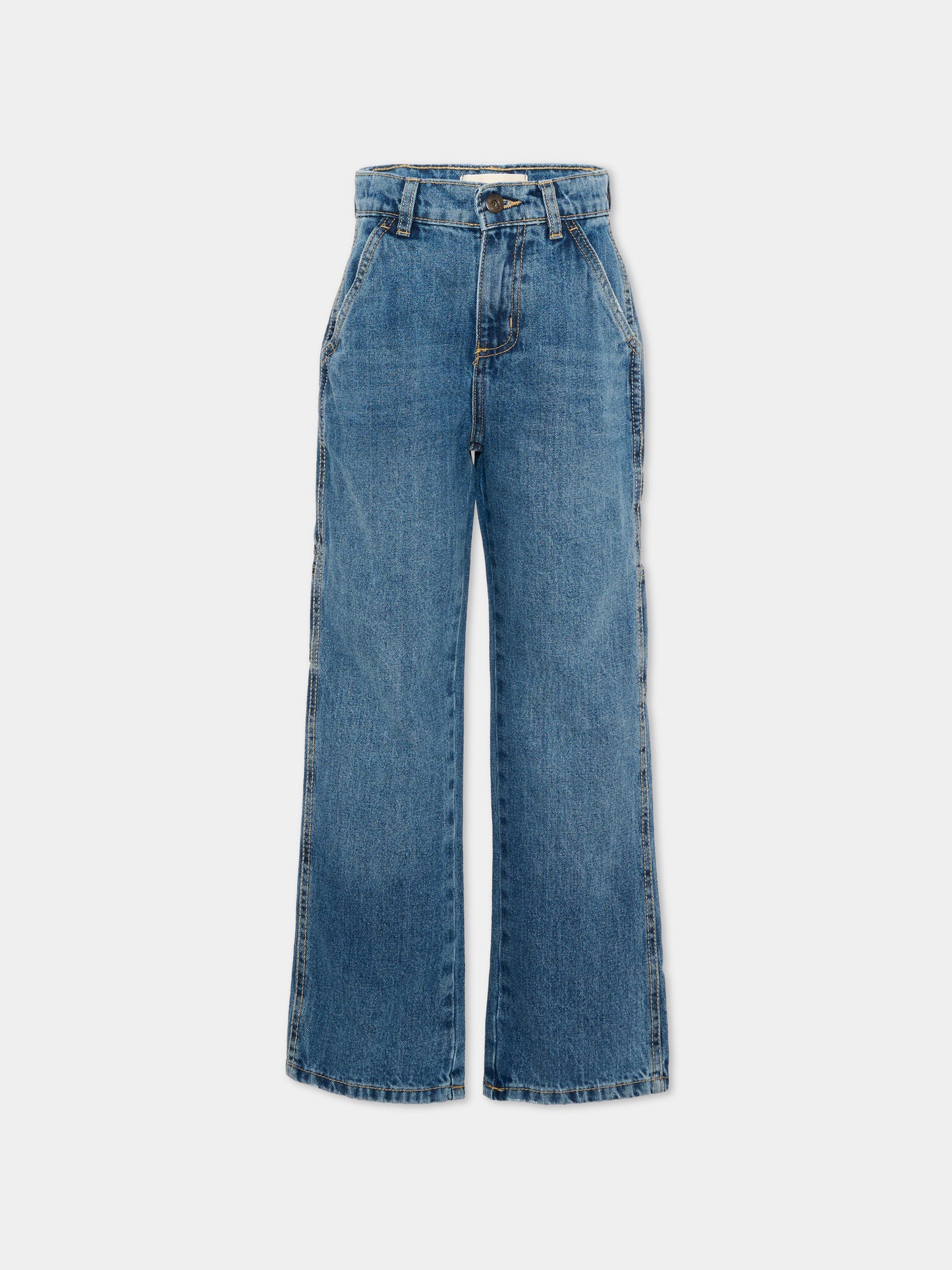Jeans denim per bambino tasche cargo,Roy Roger's Kids,RG148 0 7028