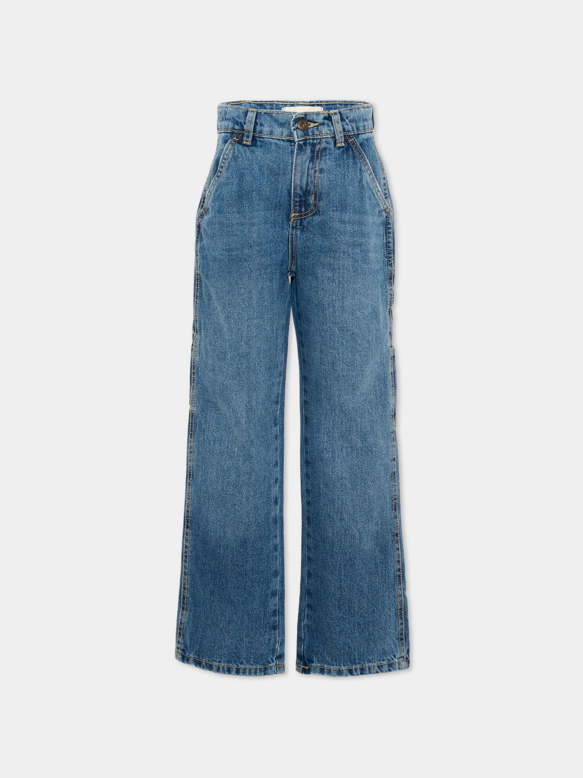 Jeans denim per bambino tasche cargo,Roy Roger's Kids,RG148 0 7028