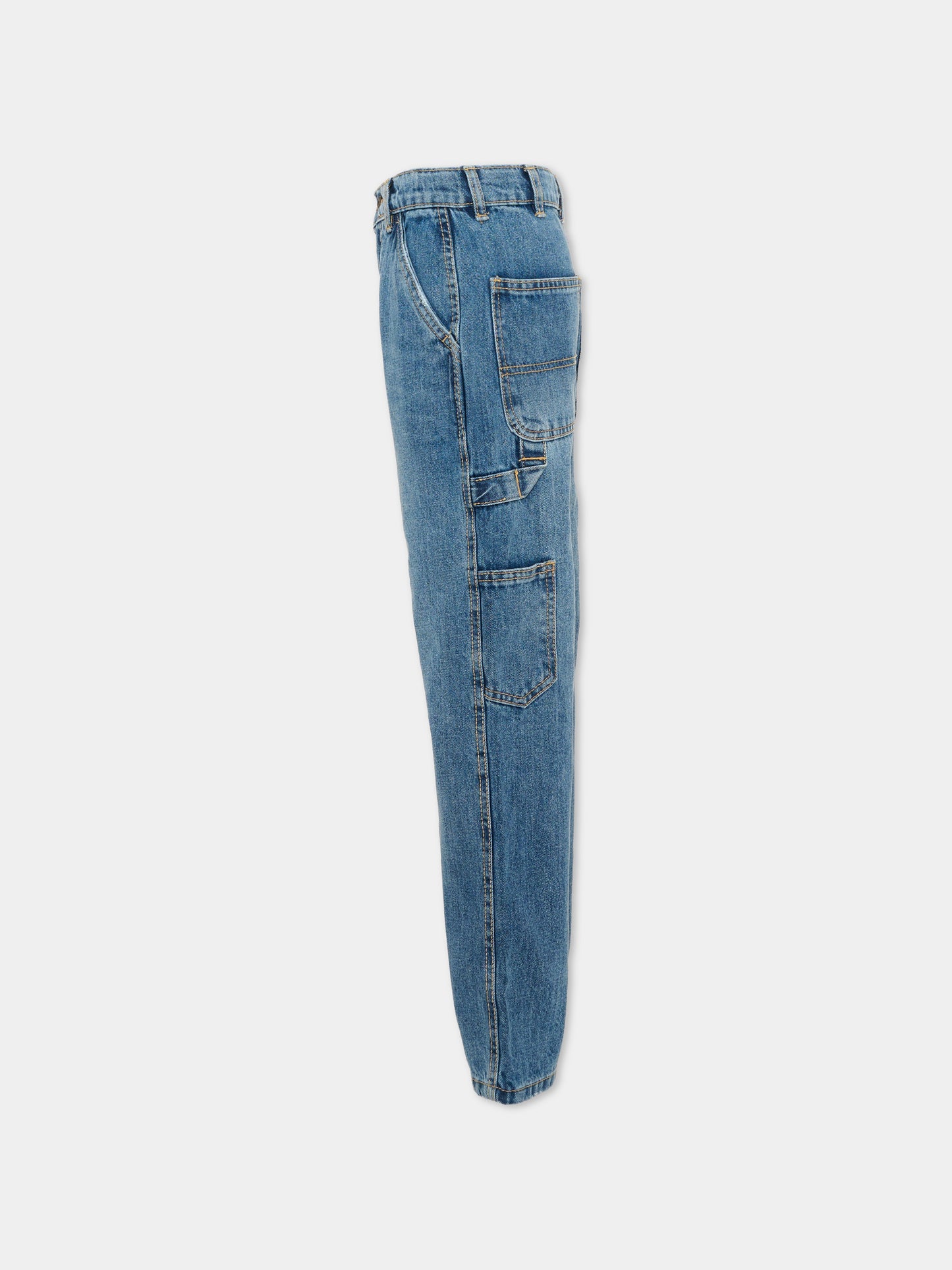 Jeans denim per bambino tasche cargo,Roy Roger's Kids,RG148 0 7028