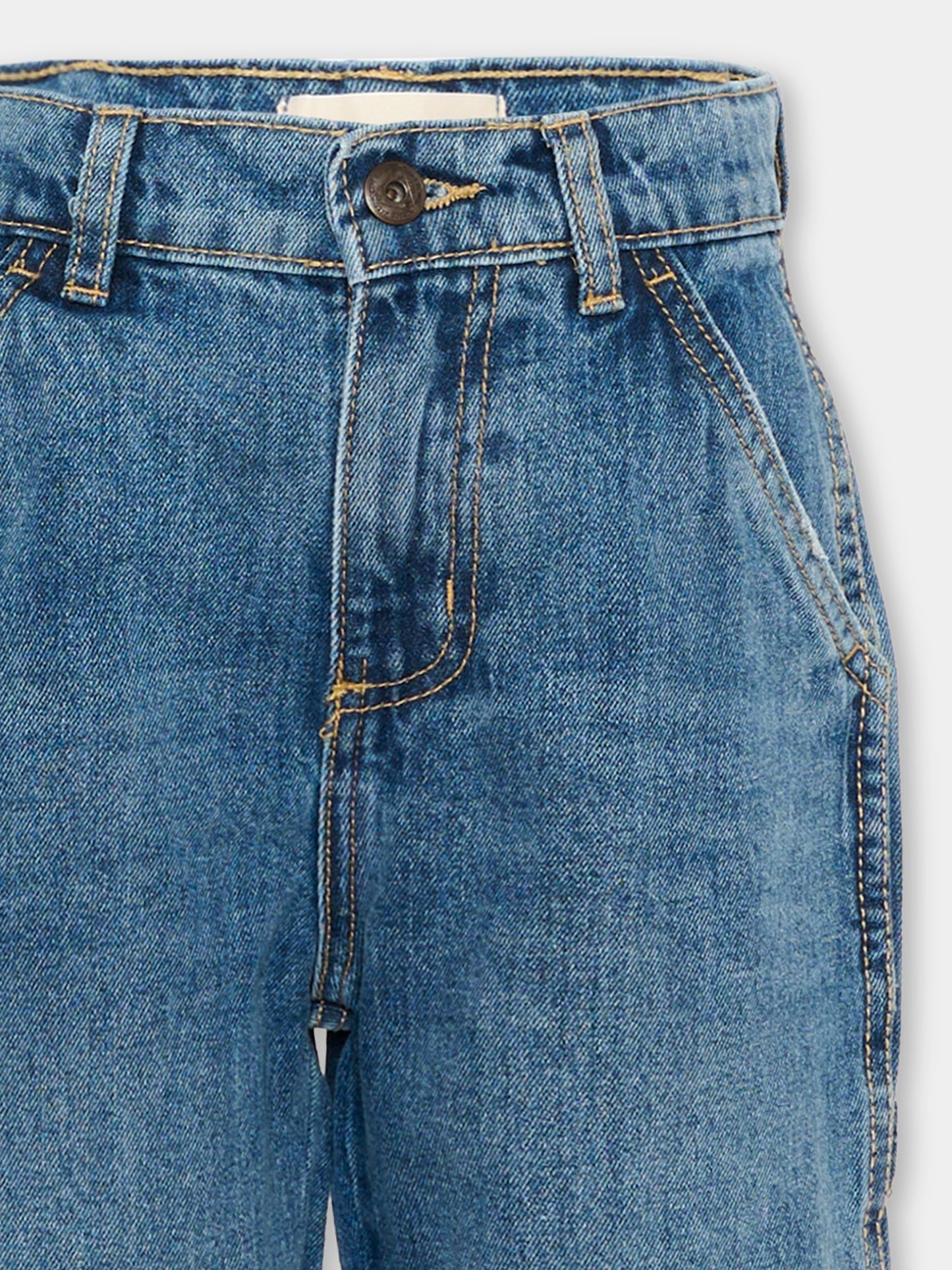 Jeans denim per bambino tasche cargo,Roy Roger's Kids,RG148 0 7028