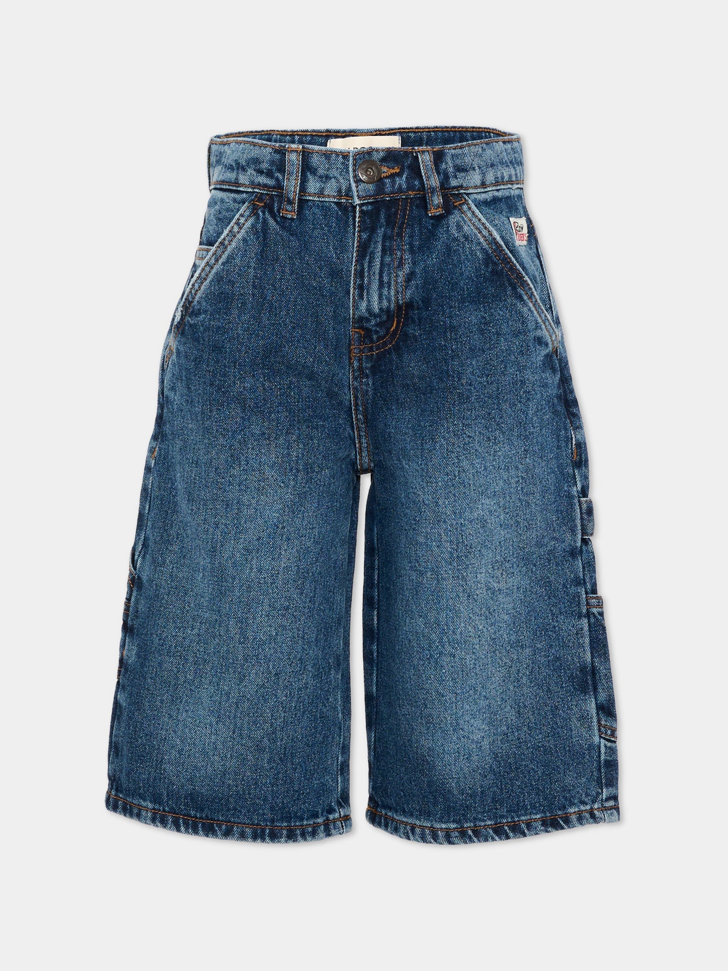 Jeans denim per bambino cargo,Roy Roger's Kids,RG197 0 7012