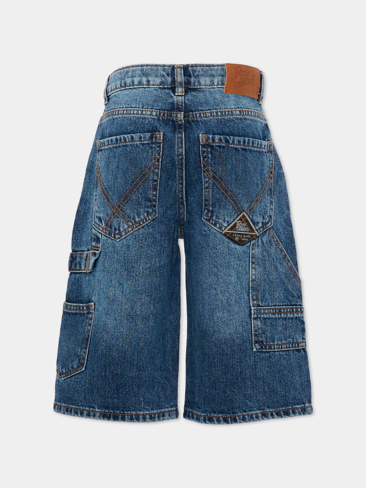 Jeans denim per bambino cargo,Roy Roger's Kids,RG197 0 7012