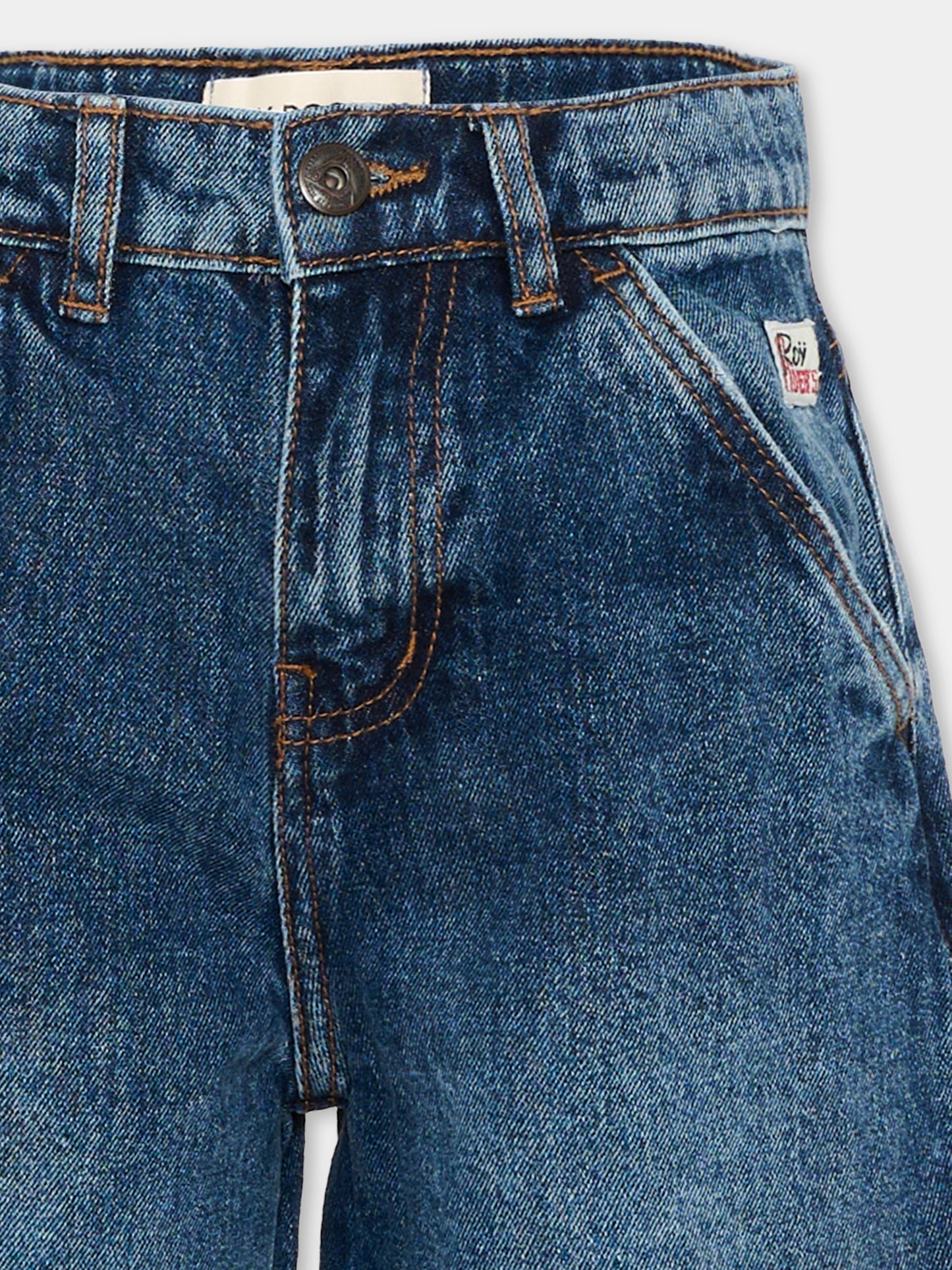 Jeans denim per bambino cargo,Roy Roger's Kids,RG197 0 7012