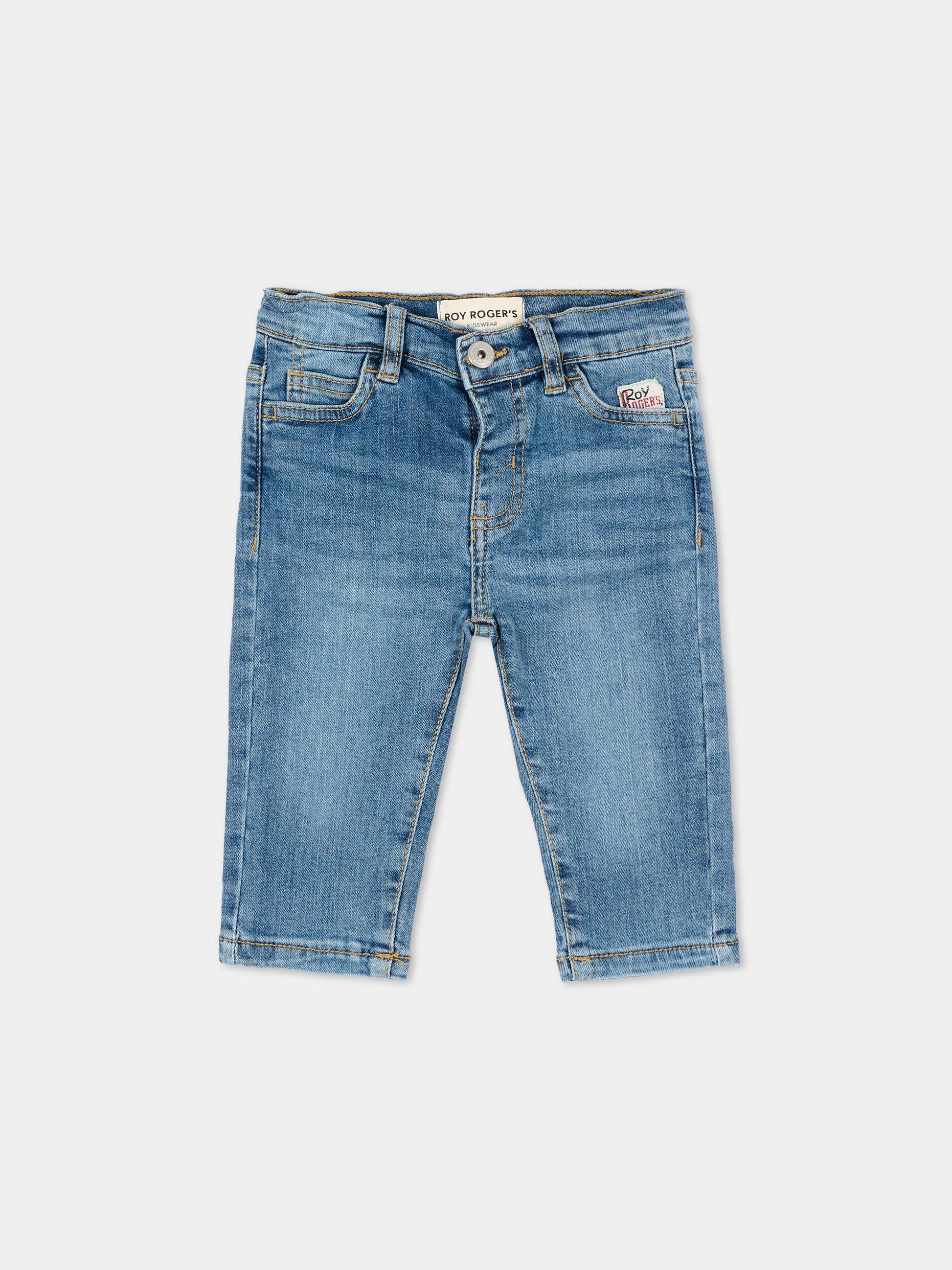 Jeans denim per neonato,Roy Roger's Kids,RG191 0 7028