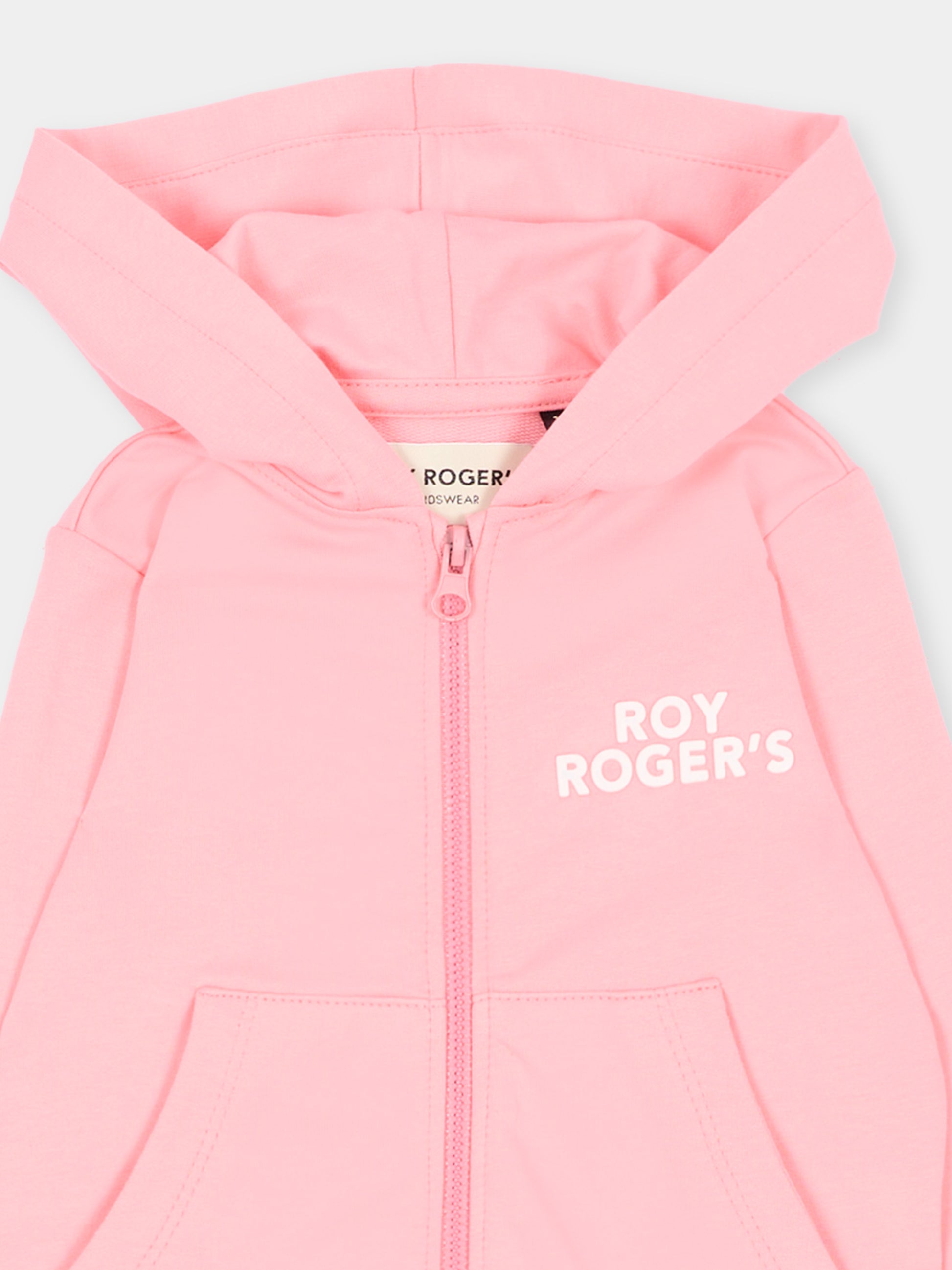 Completo sportivo lungo rosa per neonata,Roy Roger's Kids,RG185 0 2362