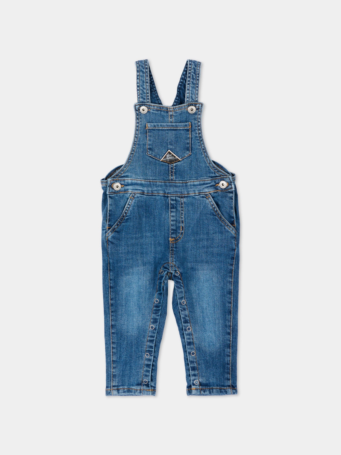 Salopette denim per neonato,Roy Roger's Kids,RG192 0 7028