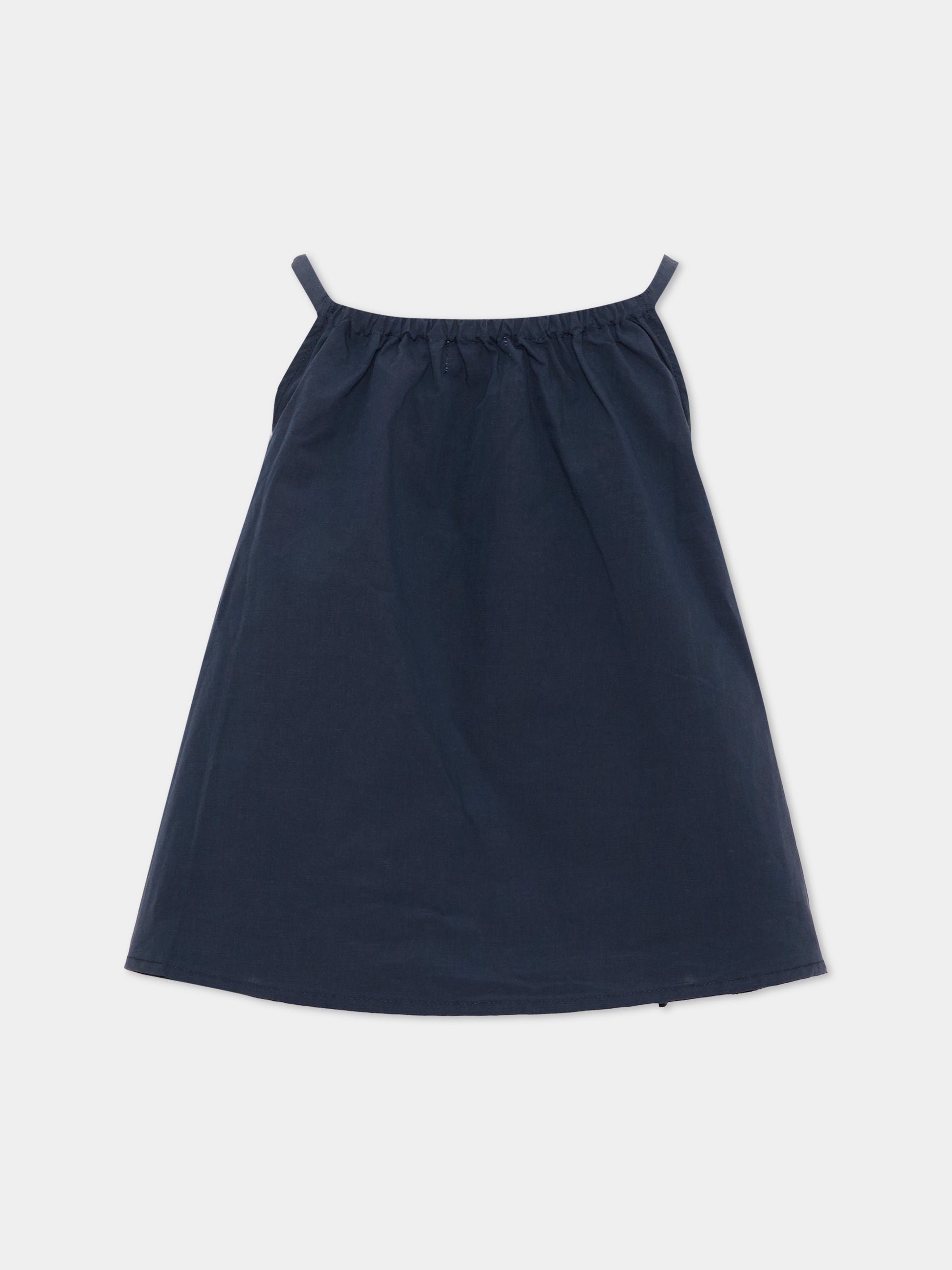 Top blu per bambina con fiocchi,Poco Blush,SS26374
