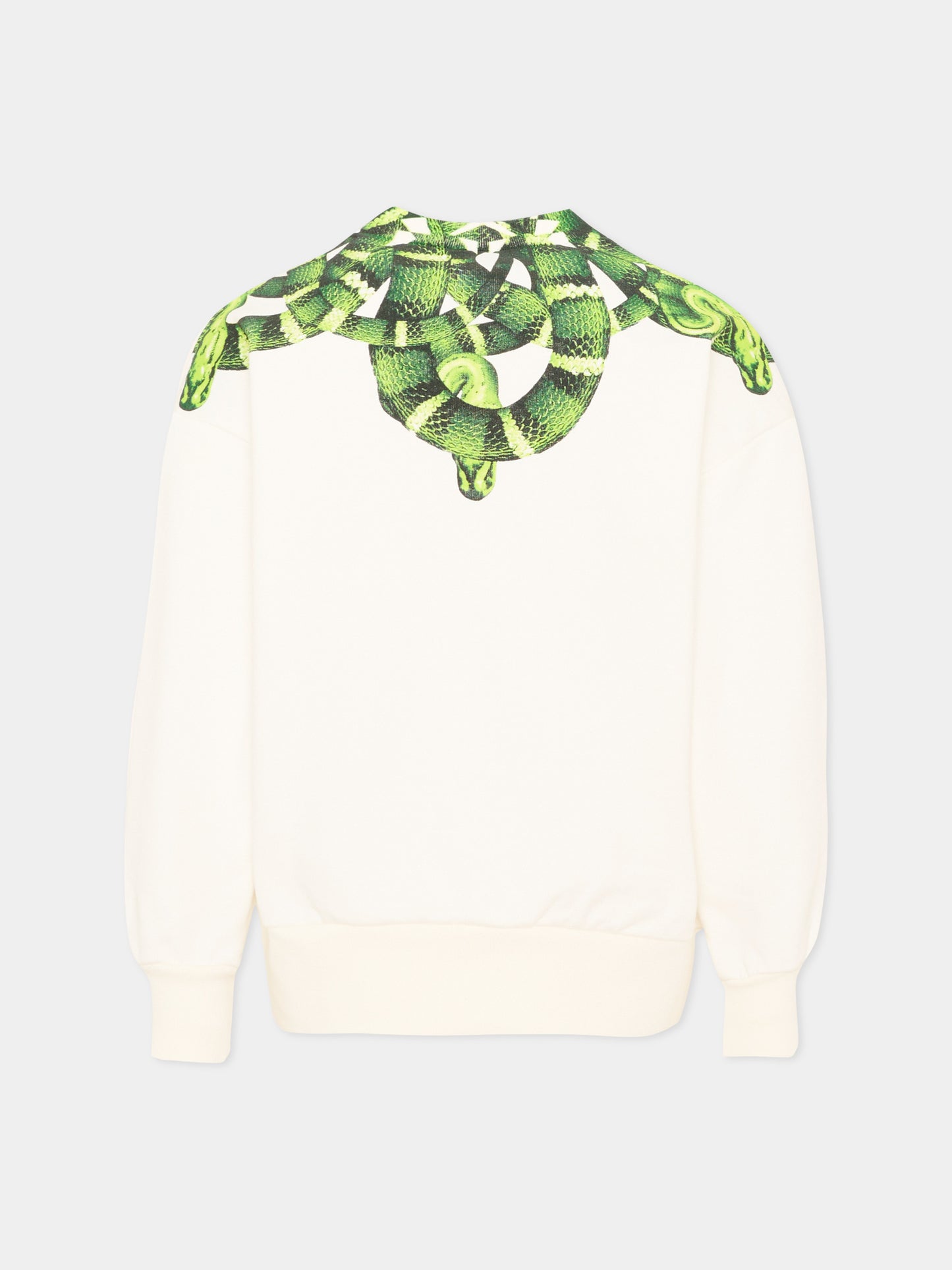 Felpa avorio per bambino con serpente,County Of Milan Kids,S6CMJBSW012 412