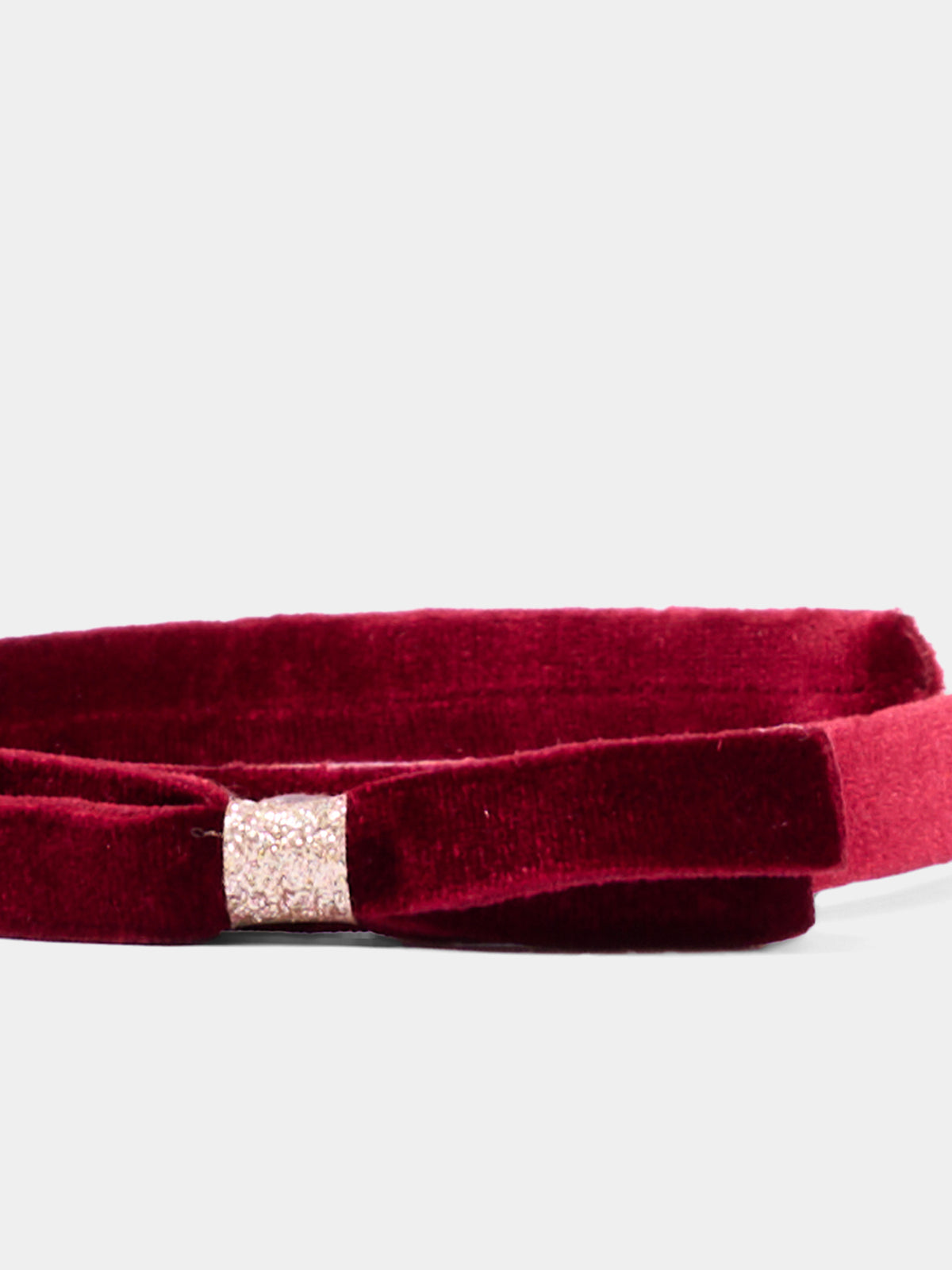 Red headband for Girl with bow